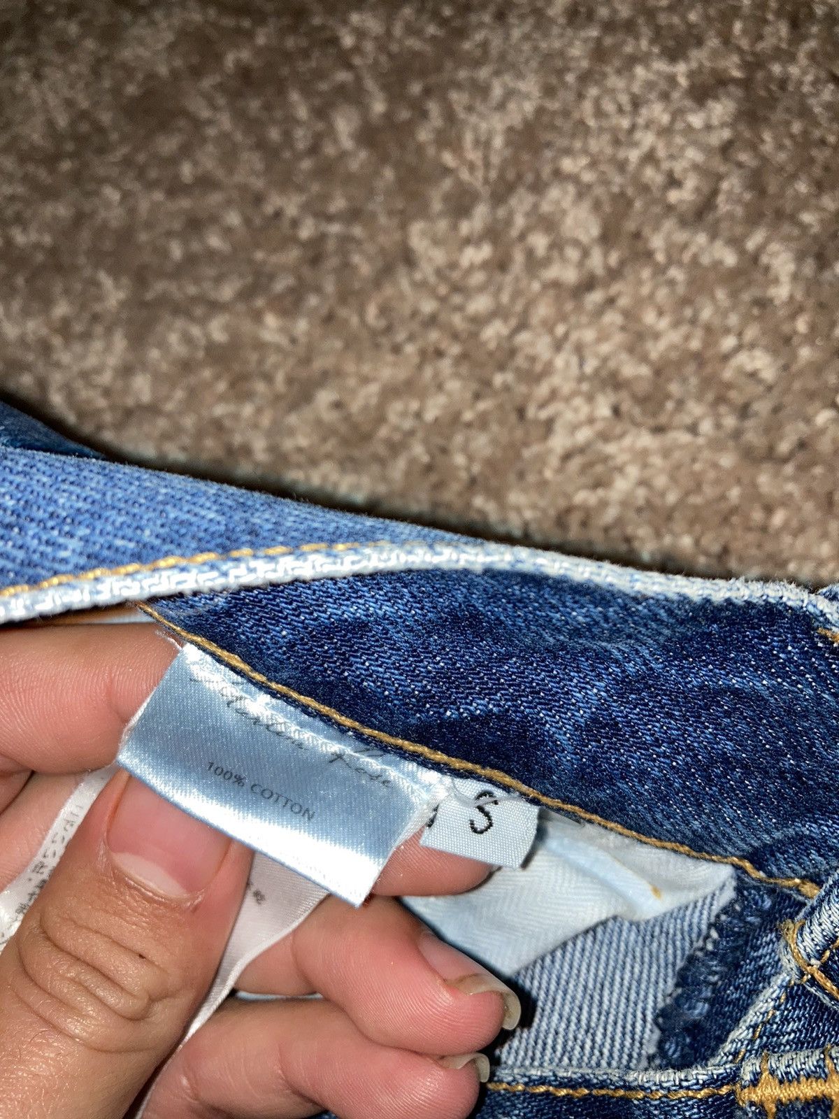 Martine Rose SS18 Martine Rose Boss Logo Extended Jeans 2018 MR Indigo 90 Size US 30 / EU 46 - 8 Thumbnail