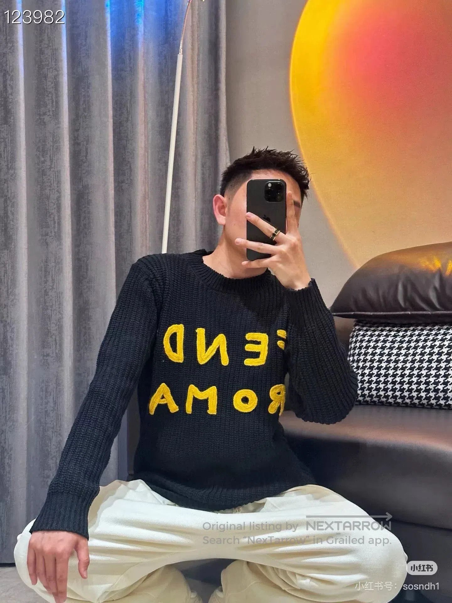 Fendi Fendi Black Wool Knit Sweater. Size US M / EU 48-50 / 2 - 9 Thumbnail