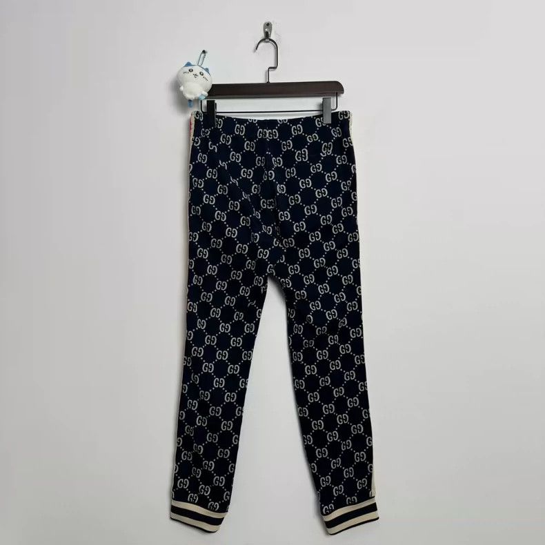 Gucci Gucci Size L Red and blue old flower full-print trousers si Size US 32 / EU 48 - 3 Thumbnail