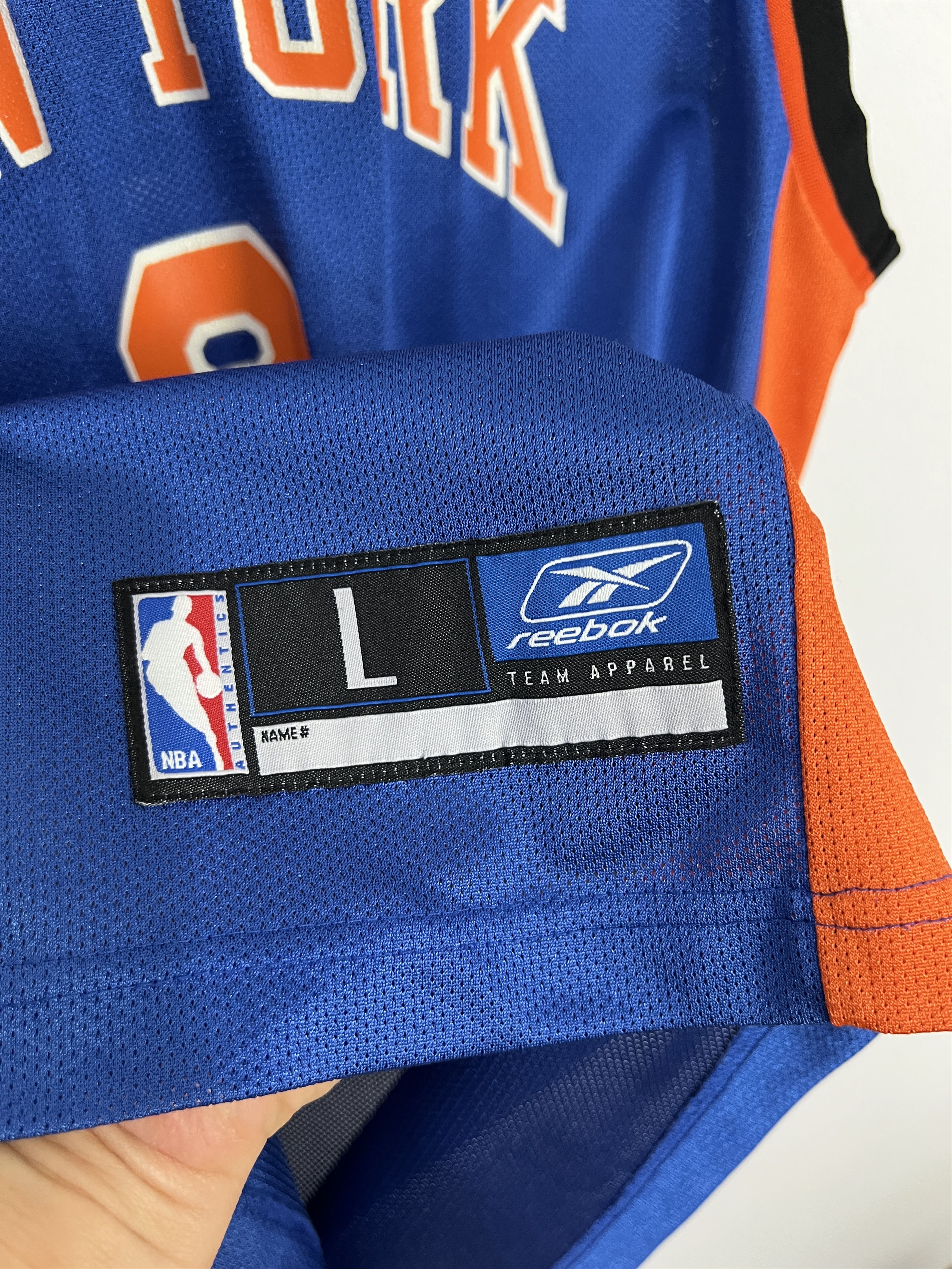 Reebok Vintage Reebok New York Knicks #8 Sprewell NBA Jersey Size US L / EU 52-54 / 3 - 5 Thumbnail