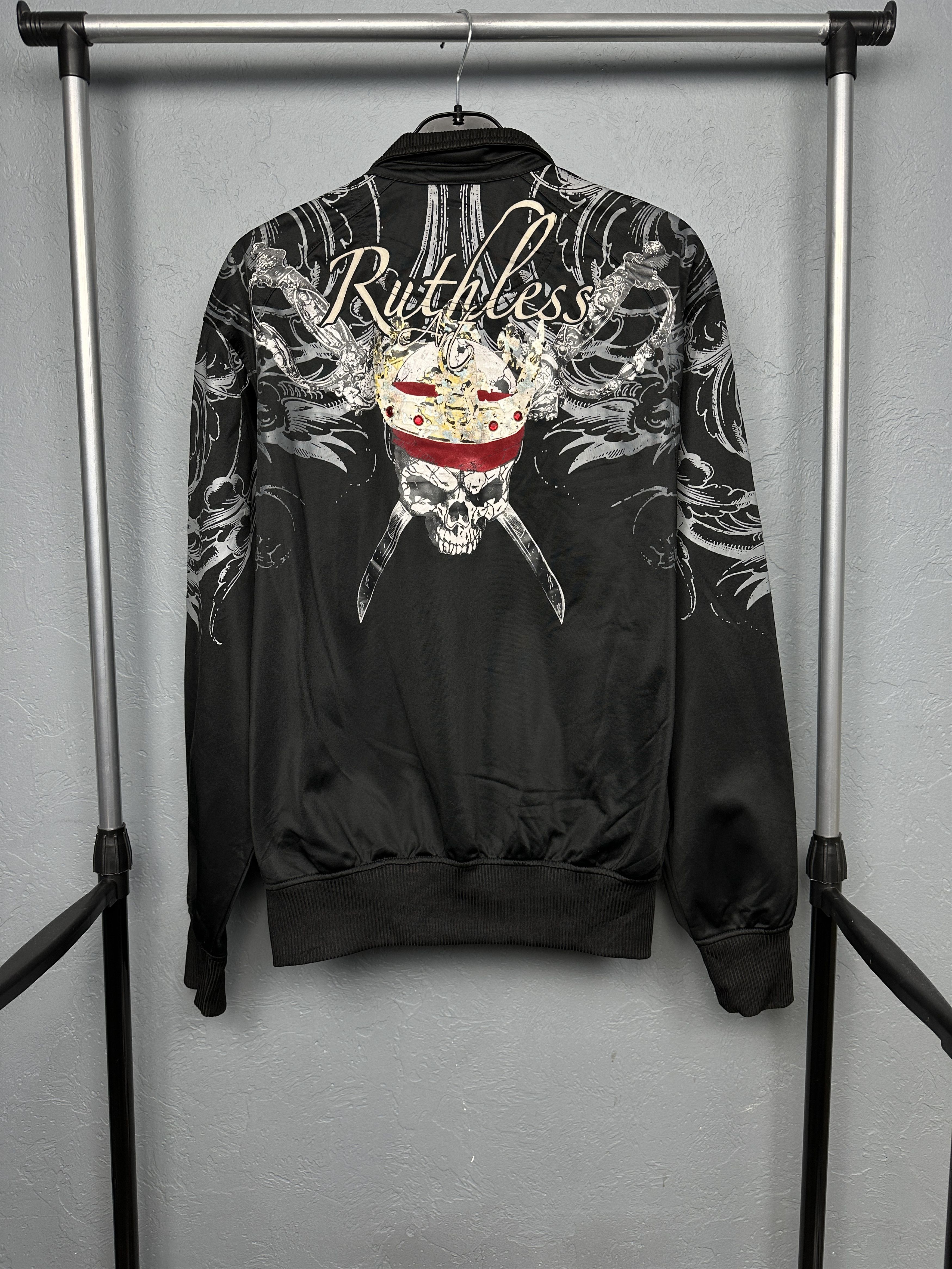 Japanese Brand Ruthless Art Avant Garde Mens Track Top Jacket Pirates Size US L / EU 52-54 / 3 - 1 Thumbnail