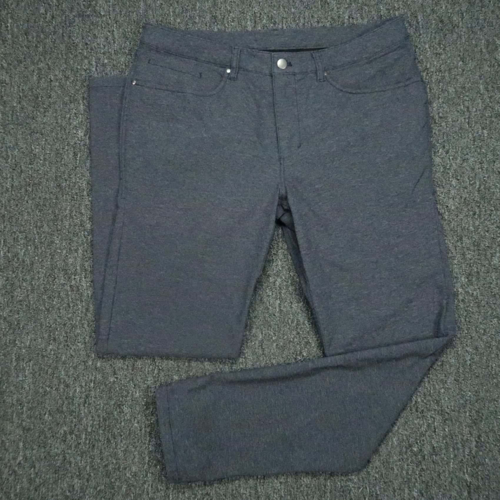 Lululemon Lululemon Pants Mens 33x32 Blue ABC Slim Fit 5 Pocket Tech Canvas Shirt? Size US 33 - 2 Thumbnail