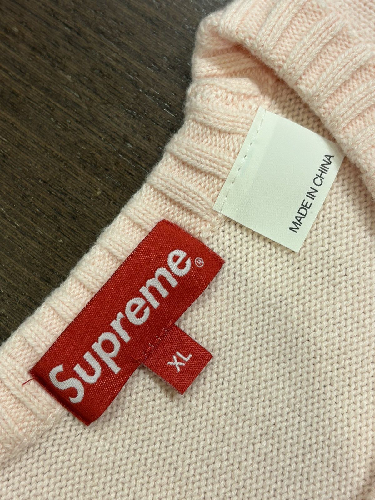 Supreme Supreme Tonal Panel Knit Sweater Size US XL / EU 56 / 4 - 4 Thumbnail