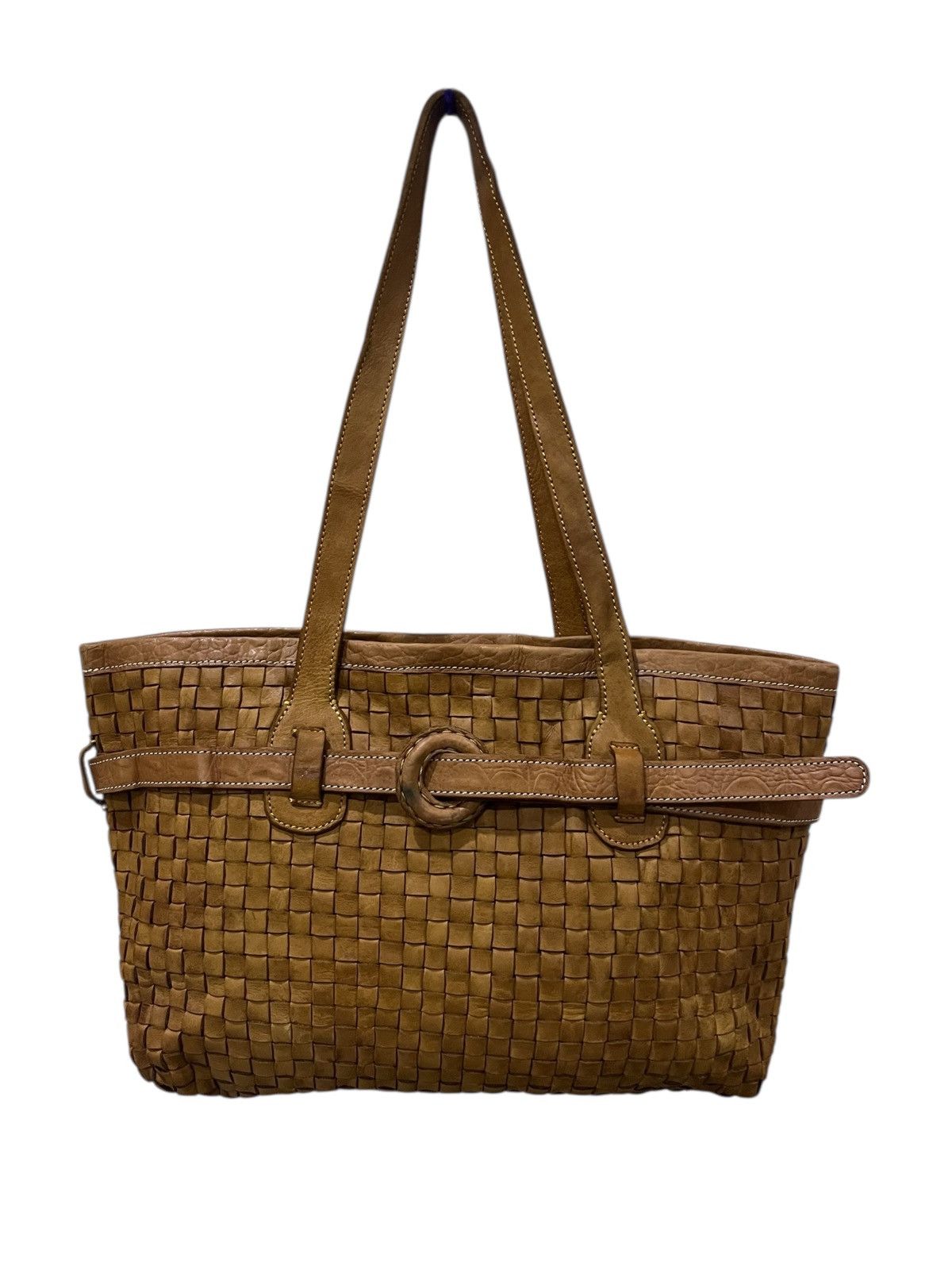 Genuine Leather Vintage ROBITA LEATHER TOTE BAG Size ONE SIZE - 1 Thumbnail