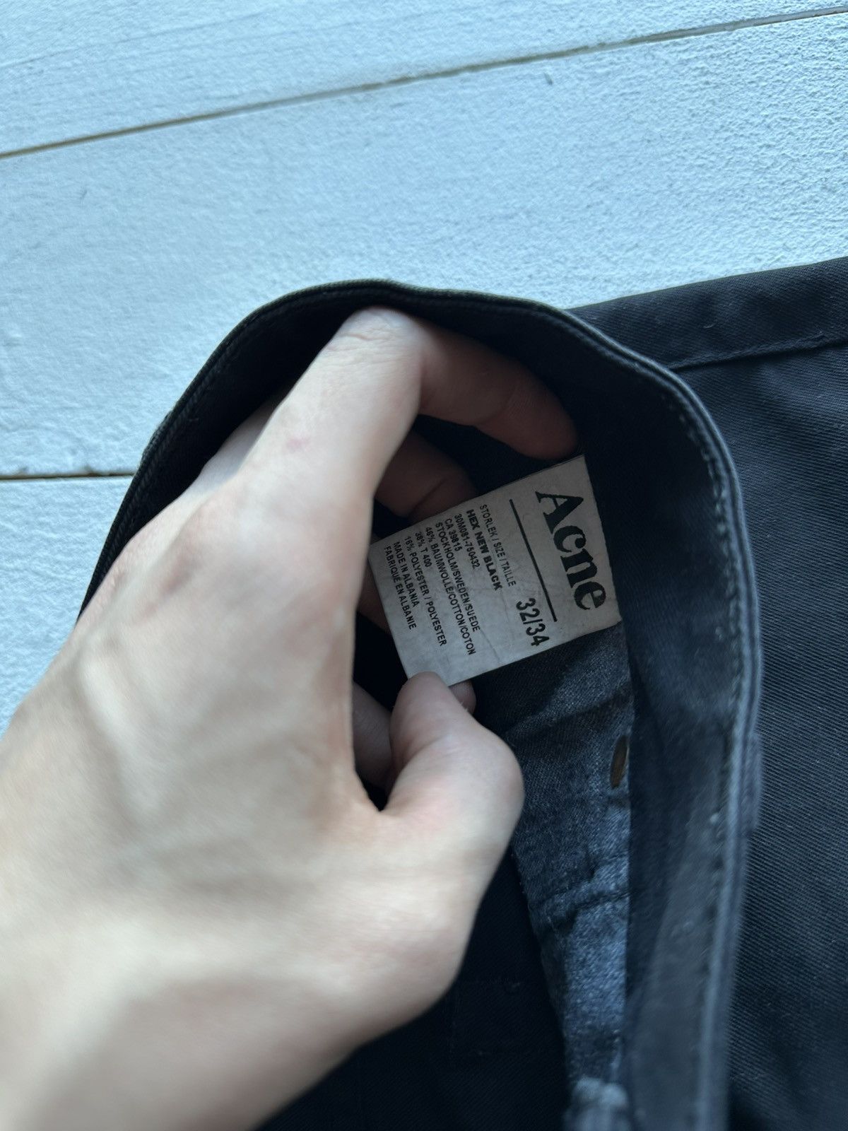Acne Studios 🚨Vintage ACNE JEANS BLACK Pants luxury denim STUDIO Size 30" / US 8 / IT 44 - 9 Thumbnail