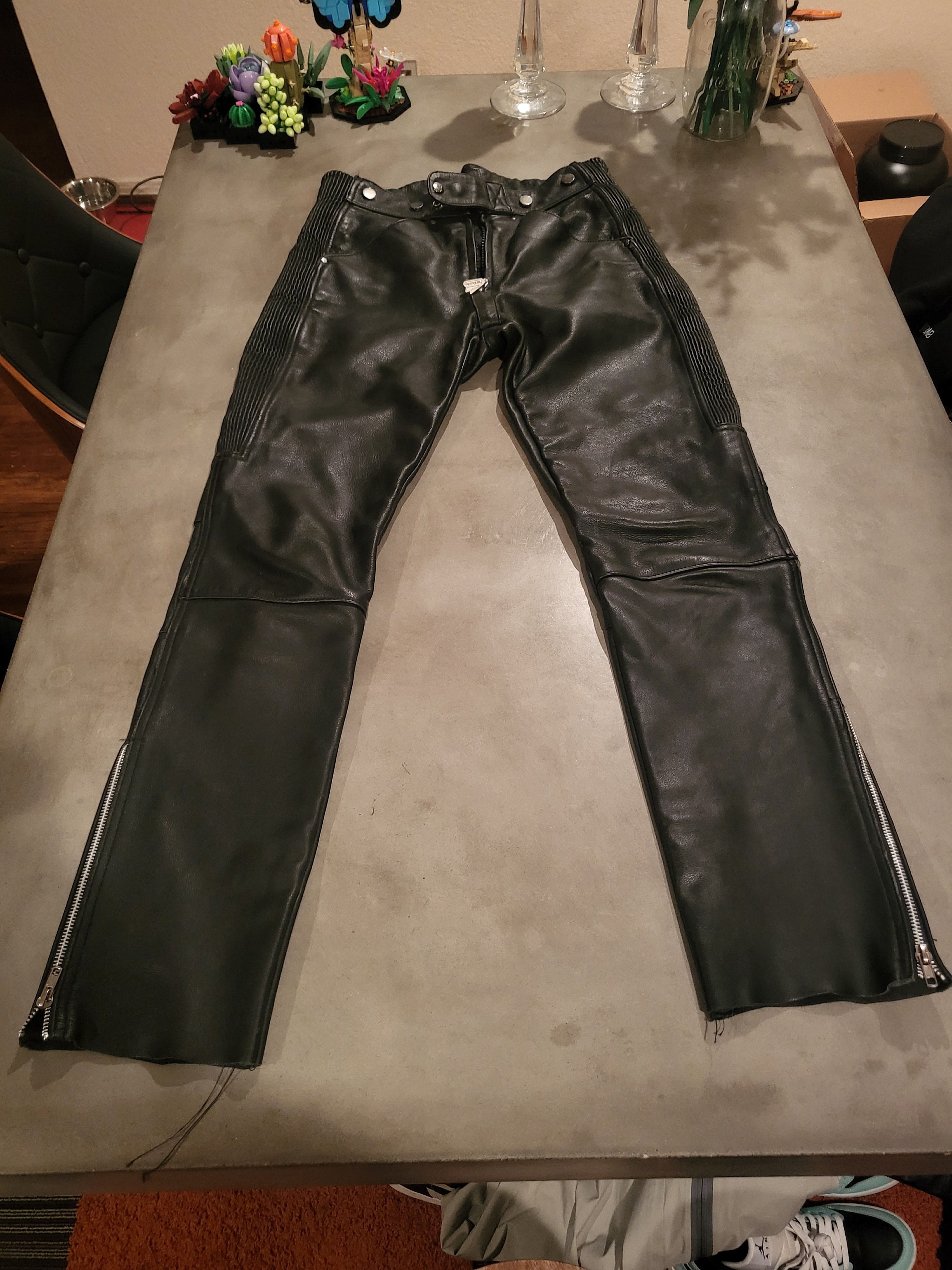 Hein Gericke High waist leather motorcycle pants Size US 30 / EU 46 - 1 Thumbnail