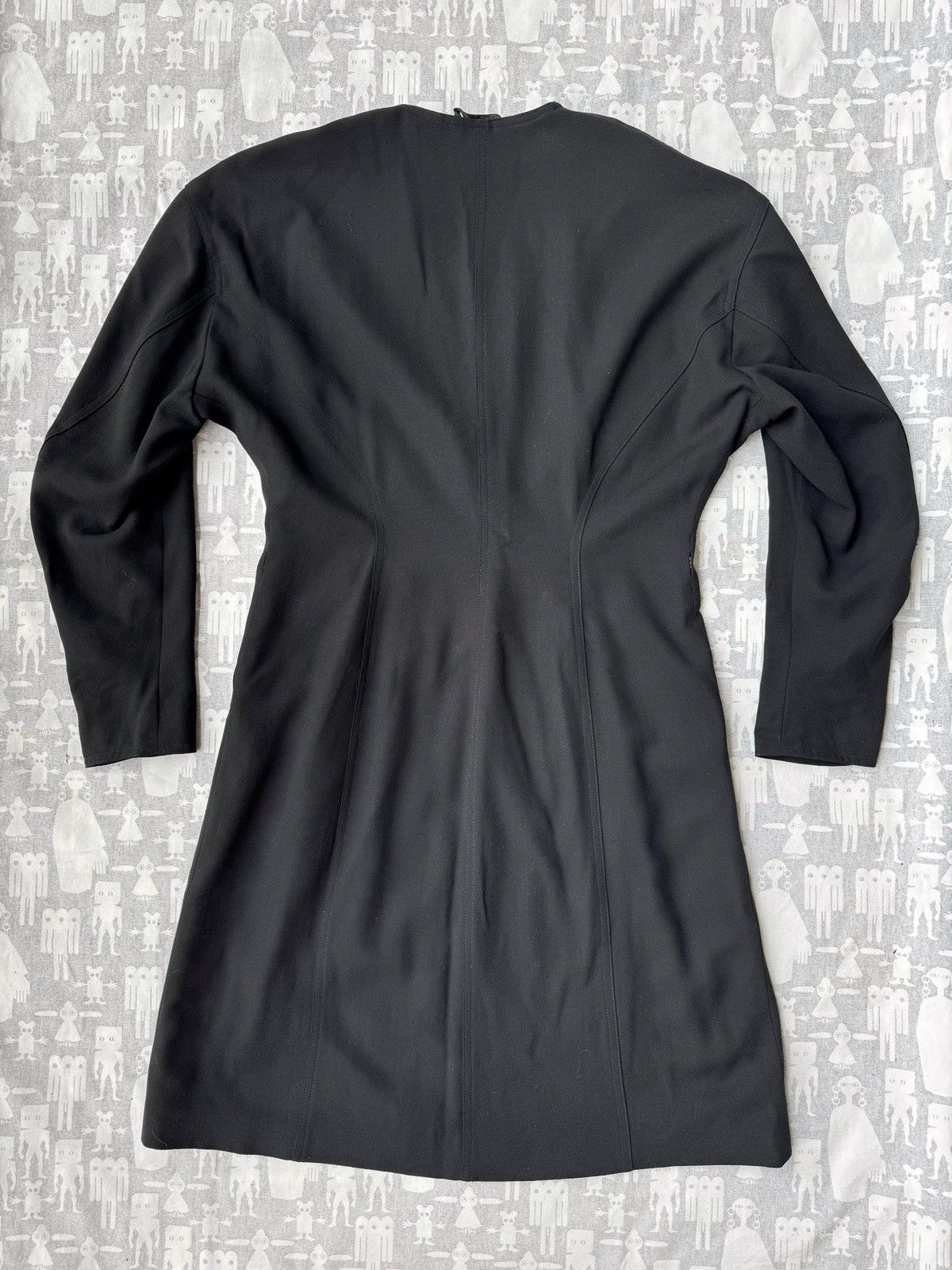 Ann Demeulemeester Ann Demeulemeester 1980's Darted C-Shaped Wool Light Coat Size US S / EU 44-46 / 1 - 6 Thumbnail