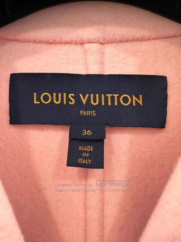 Louis Vuitton Louis Vuitton Pink Cashmere Women's Coat . Size S / US 4 / IT 40 - 4 Thumbnail