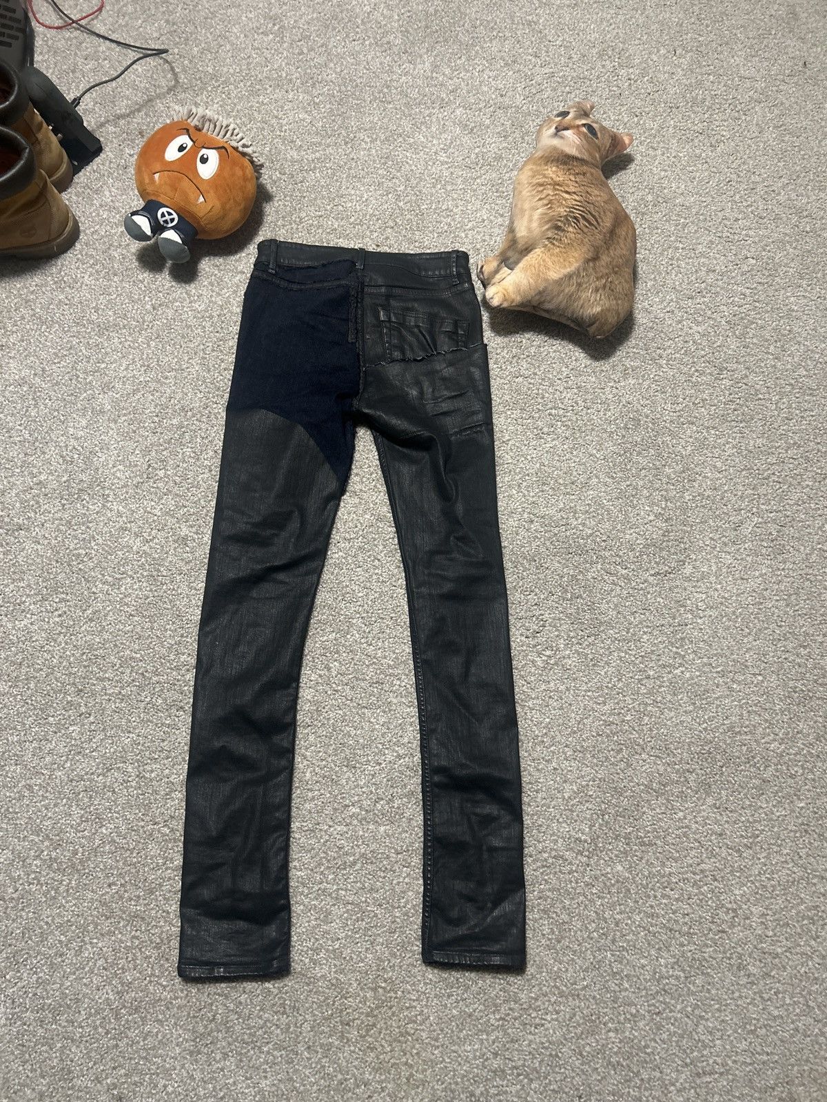 Rick Owens Rick Owens Waxed Babel Tyrone Jeans | Grailed