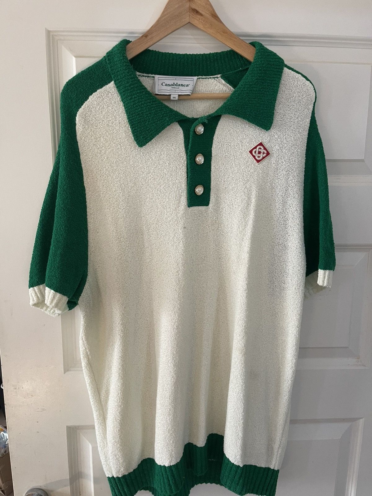 Casablanca CASABLANCA COLOUR BLOCKING BOUCLE POLO Size US XL / EU 56 / 4 - 1 Thumbnail