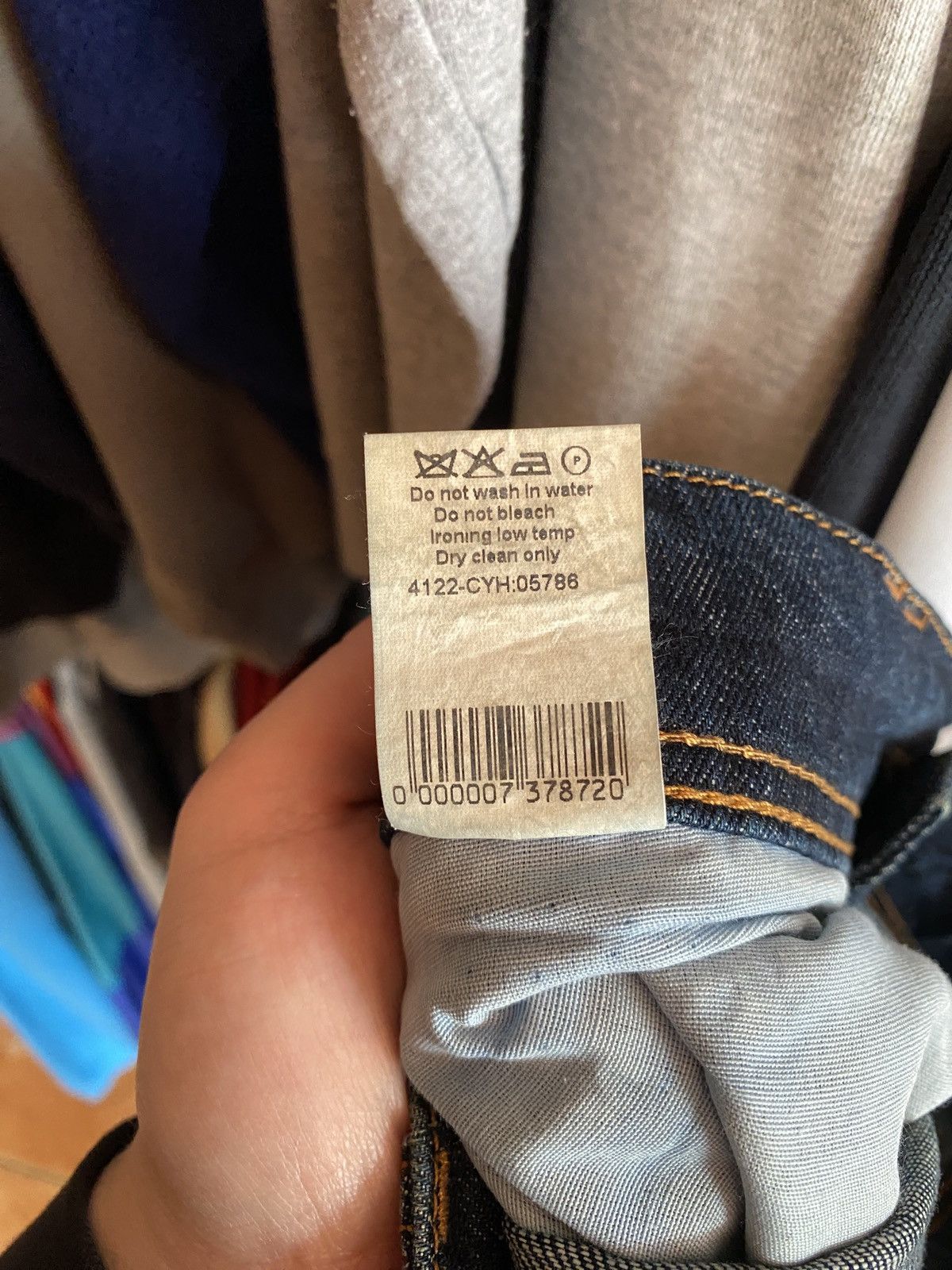 John Galliano VINTAGE GALLIANO AVANT GARDE DENIM JEANS Size US 29 - 8 Thumbnail