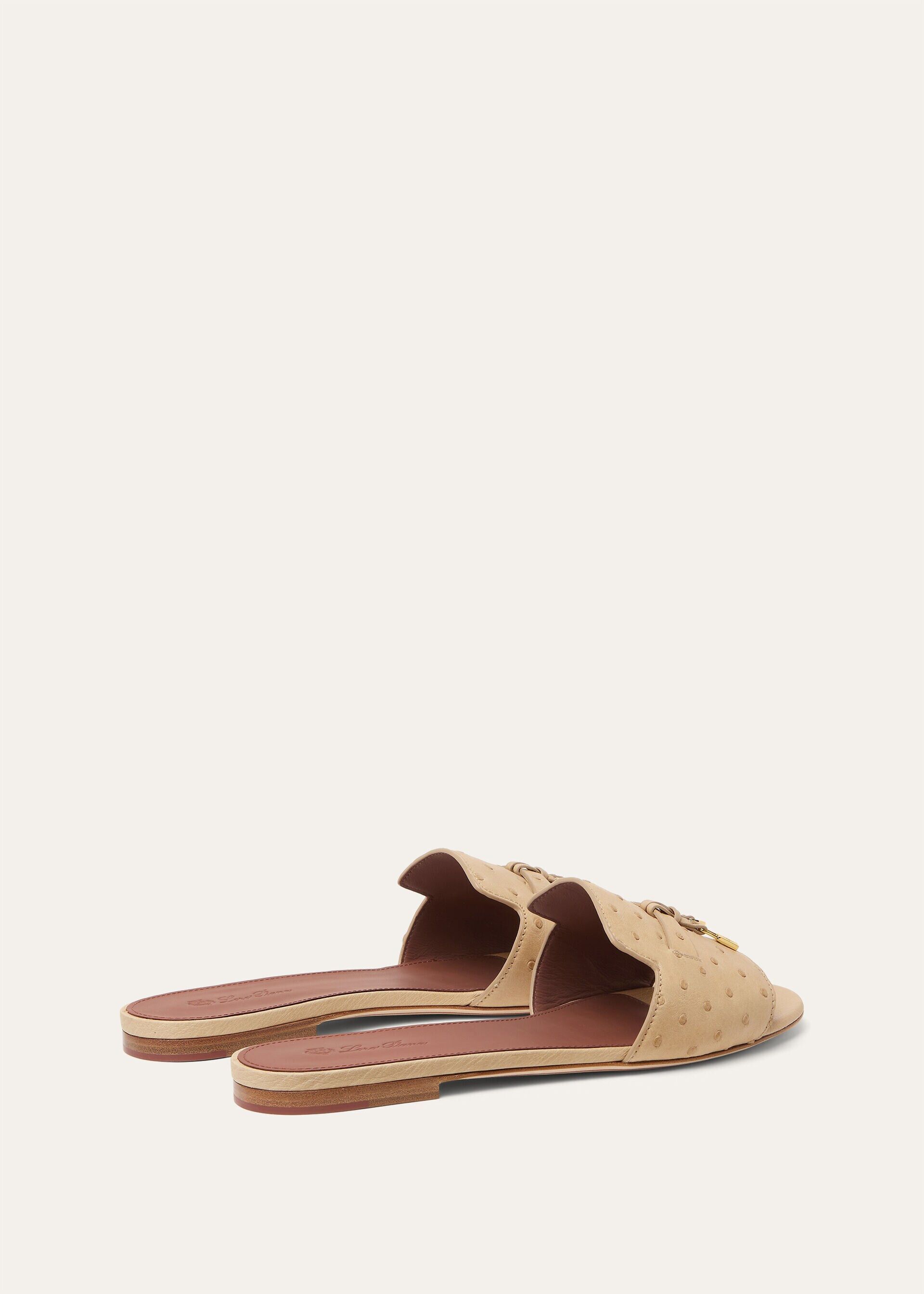 Loro Piana os11x0326 FAL0468 Summer Charms Sandals in Orix/Sun Gold Size US 7 / IT 37 - 3 Thumbnail
