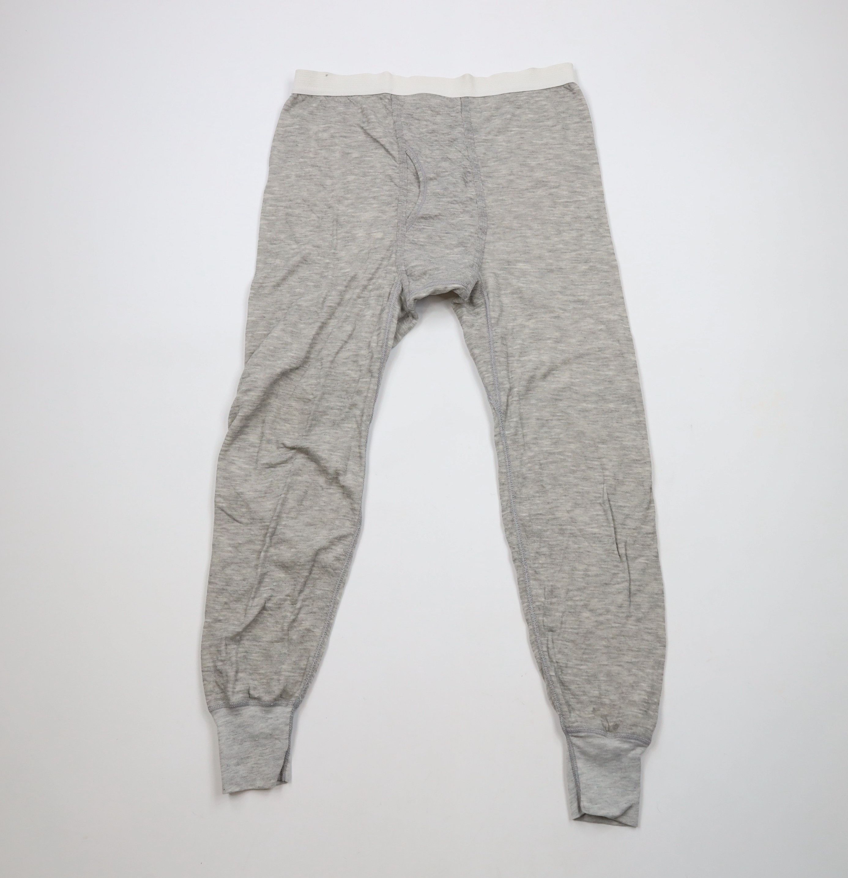 Vintage Vintage 90s Streetwear Wall Wool Blend Thermal Pants Gray Size US 34 / EU 50 - 1 Thumbnail