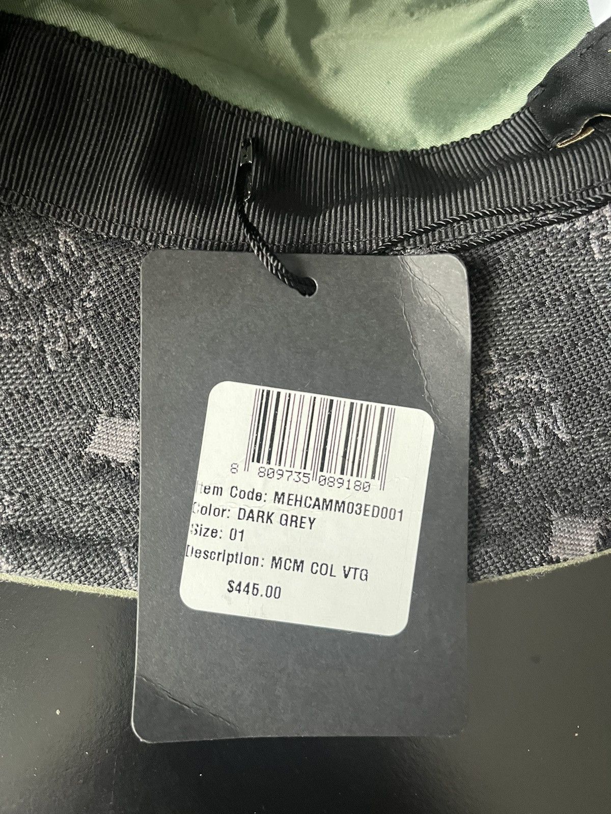 Burberry MCM Monogram-Embroidered Ribbed Bucket Size ONE SIZE - 4 Thumbnail