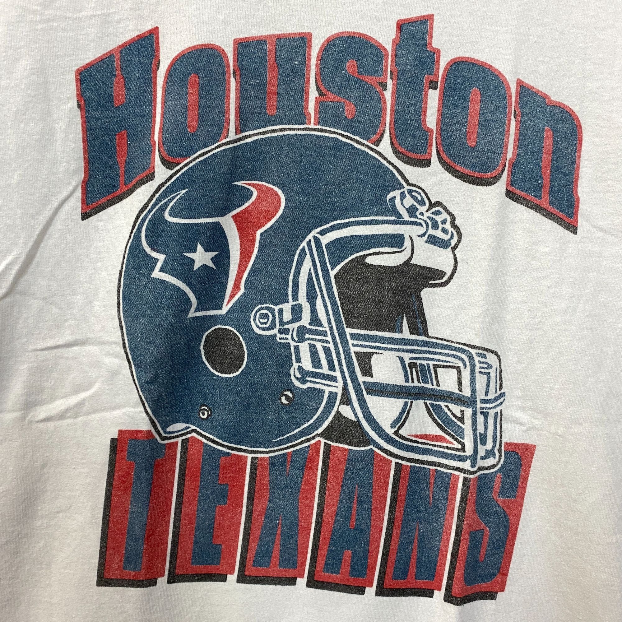 Junk Food Junk Food NFL Houston Texas Throwback Helmet Logo T- Shirt L Size US L / EU 52-54 / 3 - 2 Thumbnail