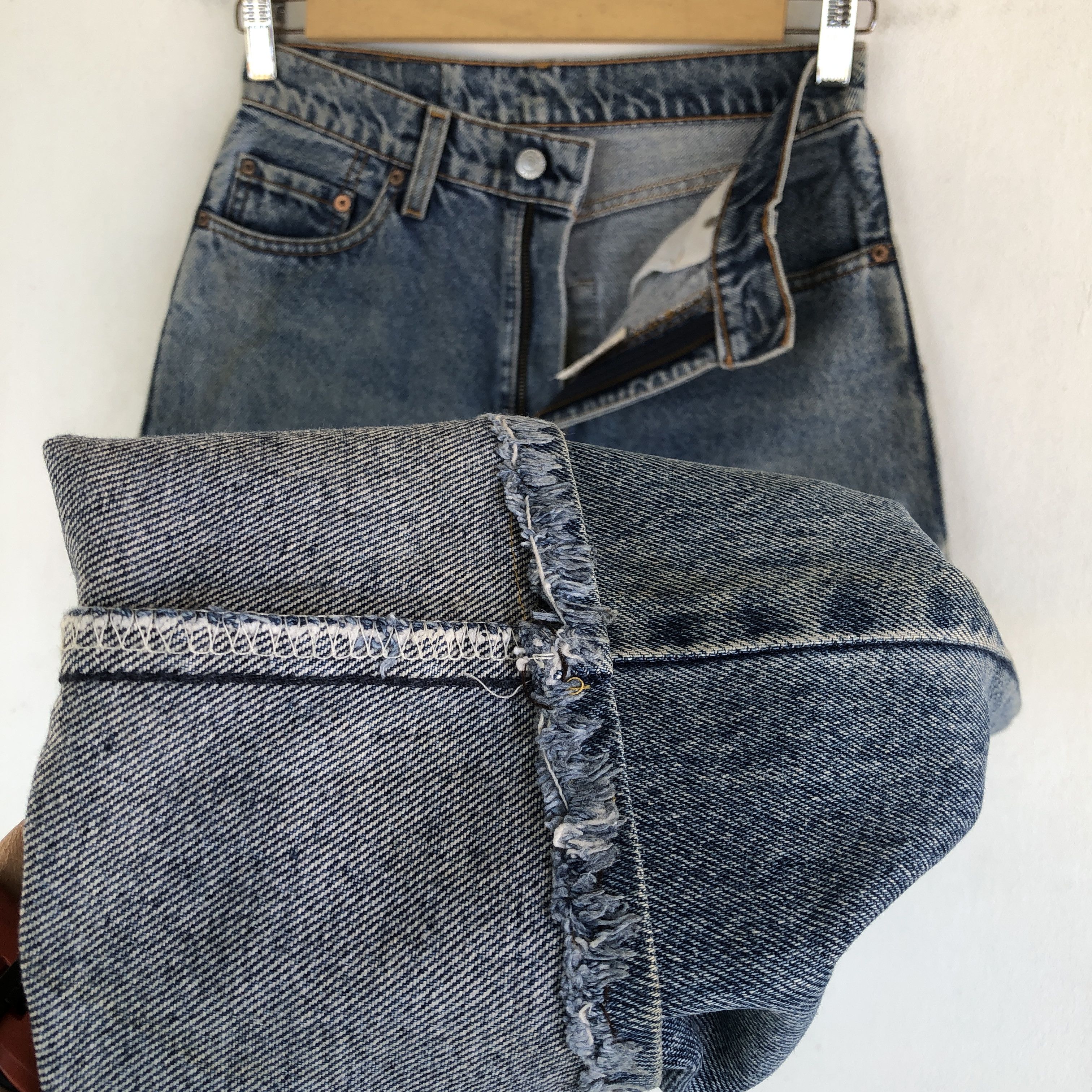 Levi's Vintage Levis Faded Stone Wash Jeans Levi's 553 Denim Pants Size 28" / US 6 / IT 42 - 8 Thumbnail