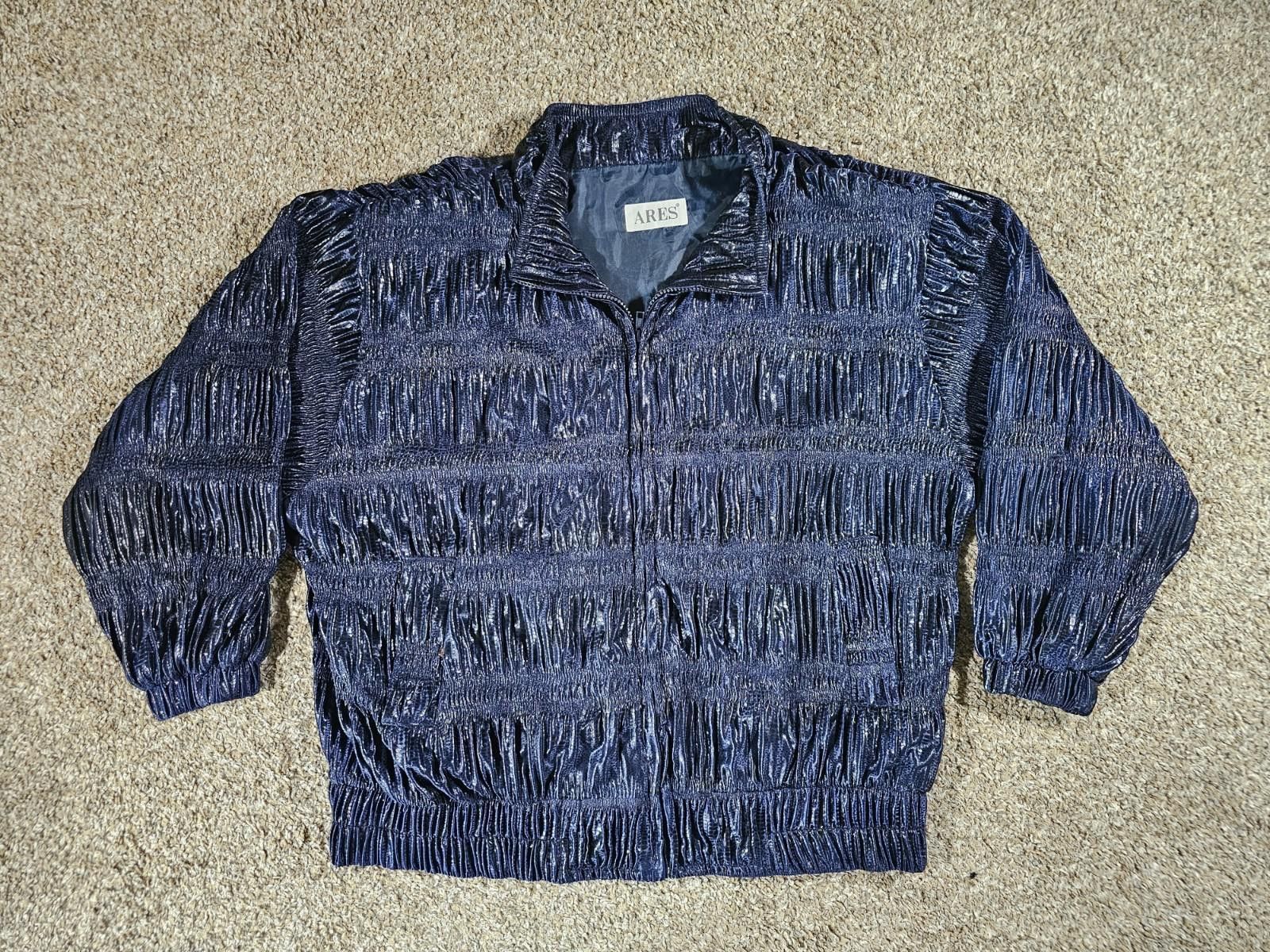 Fucking Awesome ARES fullzip ruffle jacket Black Blue SEE MEASUREMENTS Size M / US 6-8 / IT 42-44 - 1 Thumbnail