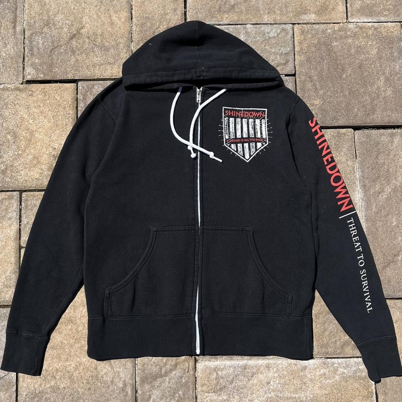 Band Tees × Vintage Vintage Y2K Shinedown Band Music Tour Hoodie Sweatshirt Size US S / EU 44-46 / 1 - 1 Thumbnail