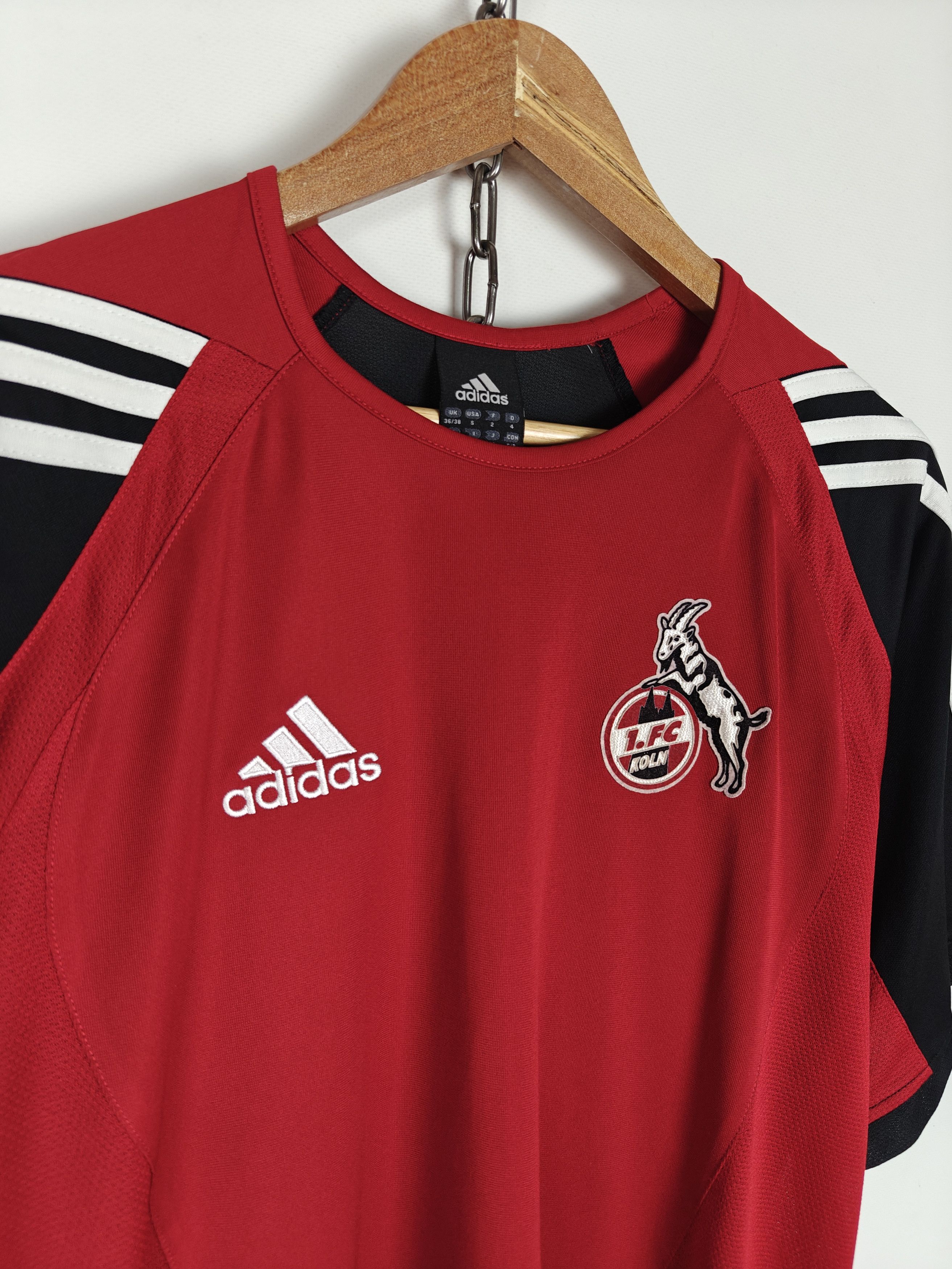 Adidas Adidas FC Koln Football Jersey T-Shirt Red Black S Size US S / EU 44-46 / 1 - 6 Thumbnail