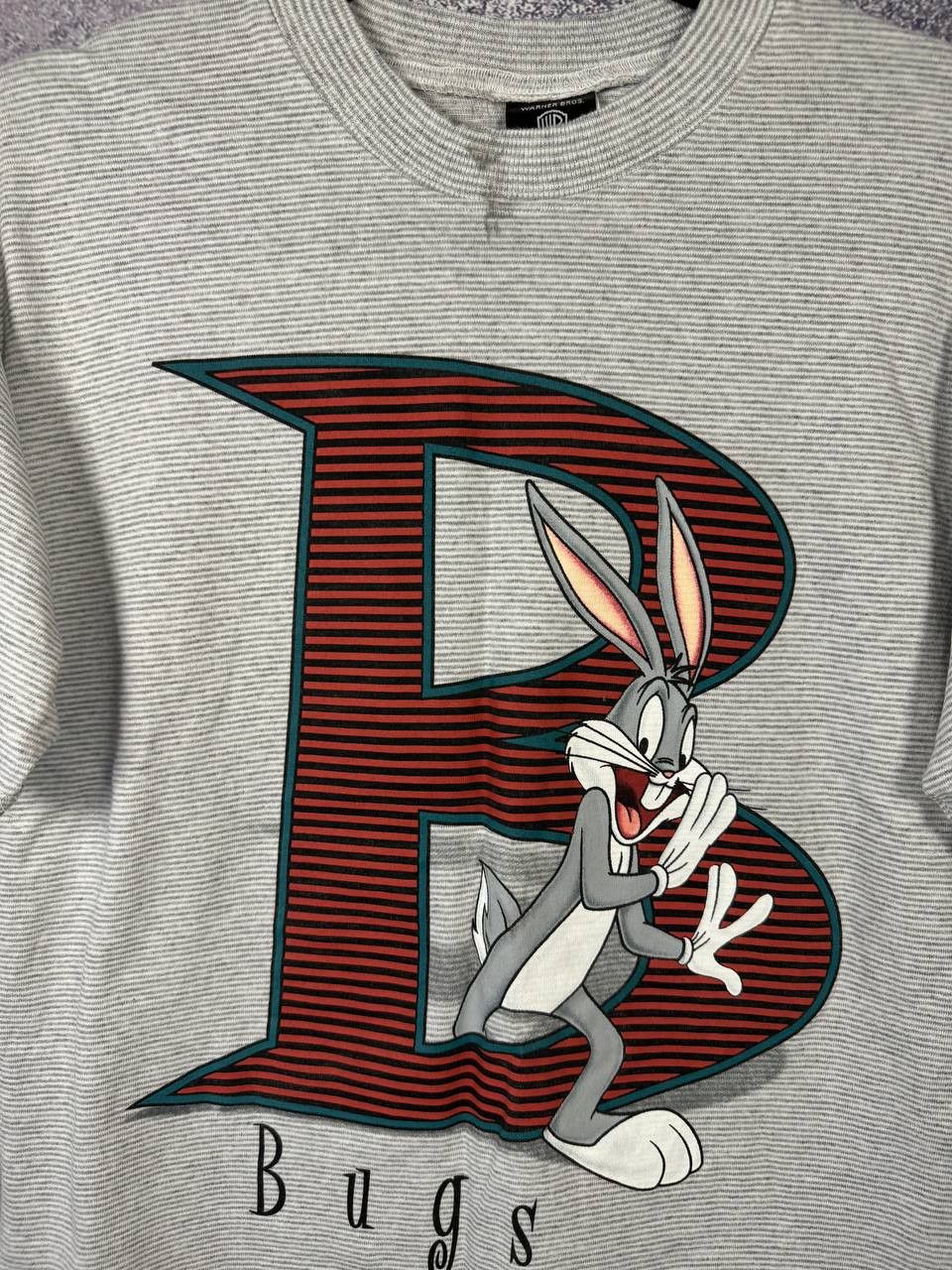 Warner Bros 90's Bugs Bunny Looney Tunes Single Stitch 1998 Tee Size US M / EU 48-50 / 2 - 3 Thumbnail