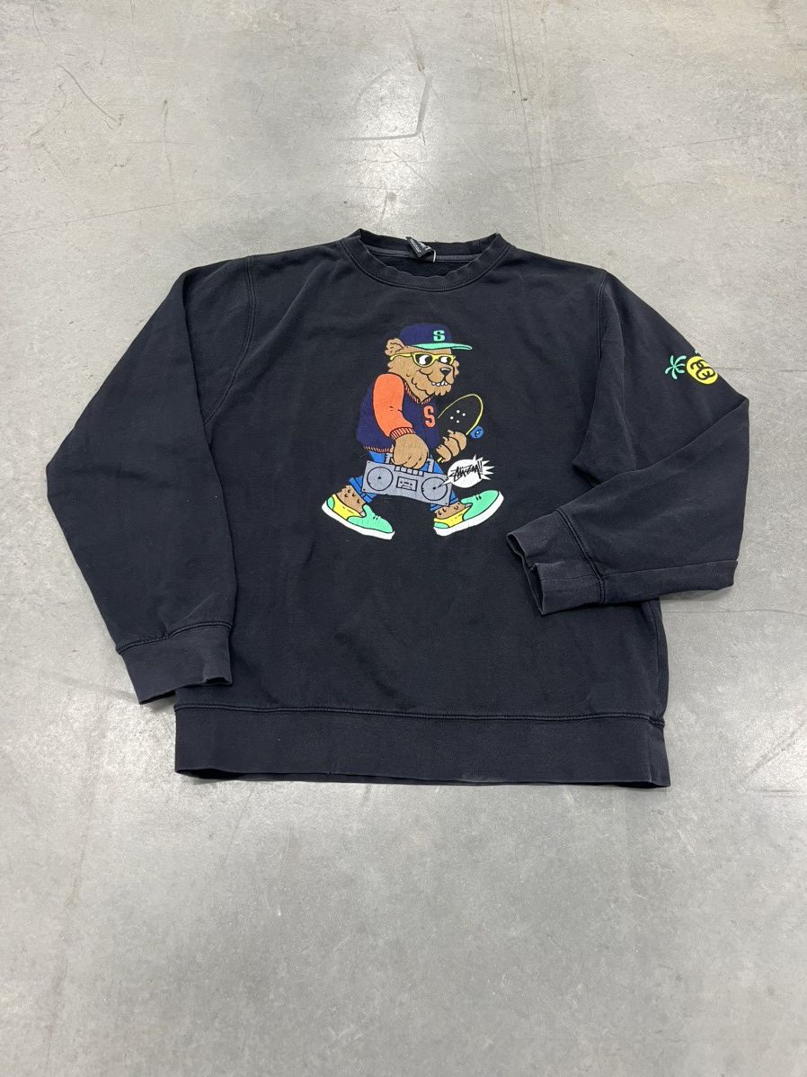 Stussy Stussy bear crewneck Size US L / EU 52-54 / 3 - 1 Thumbnail