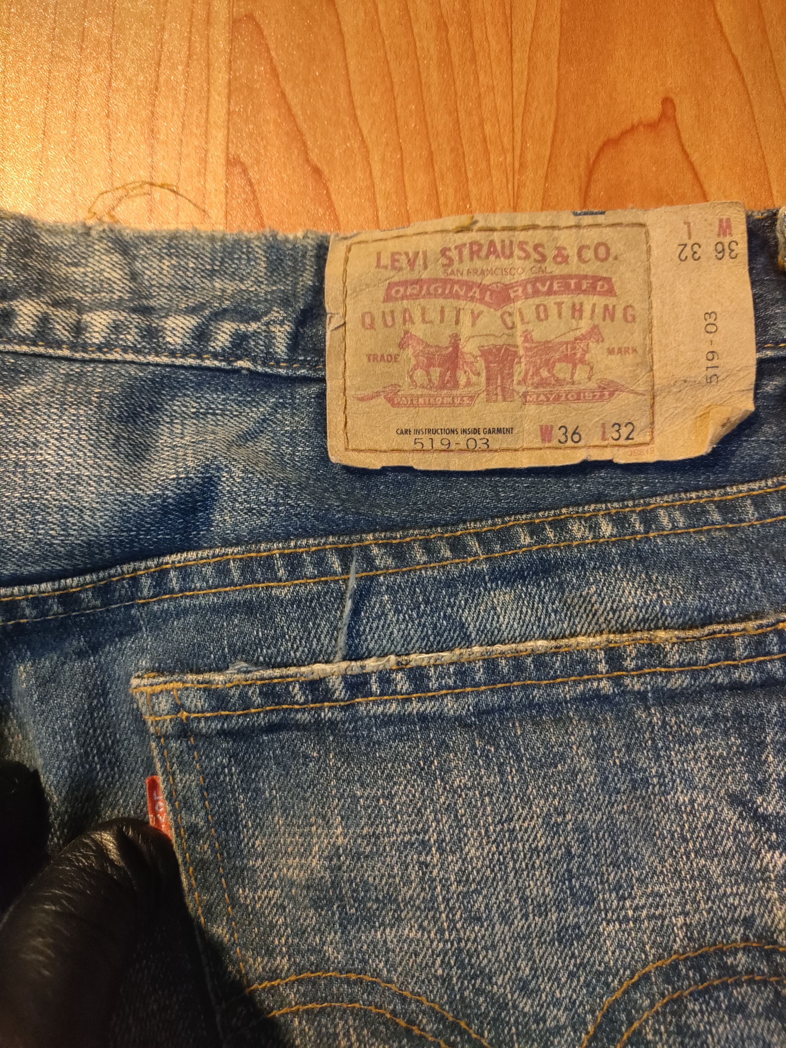 Le Grande Bleu (L.G.B.) × Levi's Vintage Clothing Vintage Levi's 519-03 Japan Jeans Size US 36 / EU 52 - 2 Thumbnail