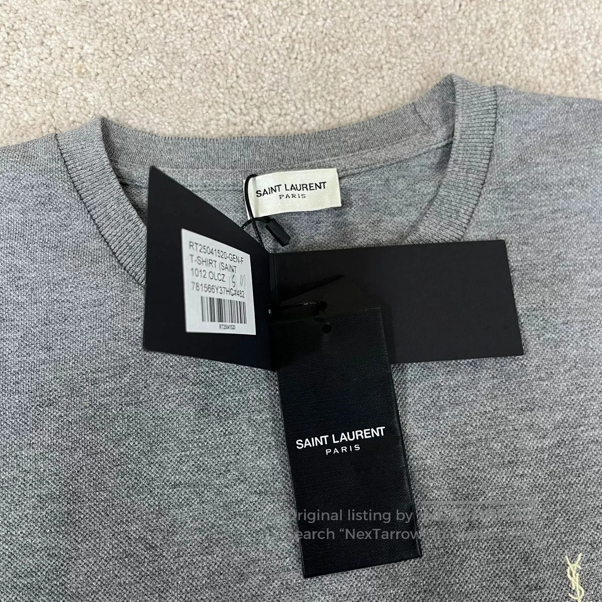 Saint Laurent Paris Saint Laurent YSL Solid Logo Short Sleeve. Size US M / EU 48-50 / 2 - 5 Thumbnail