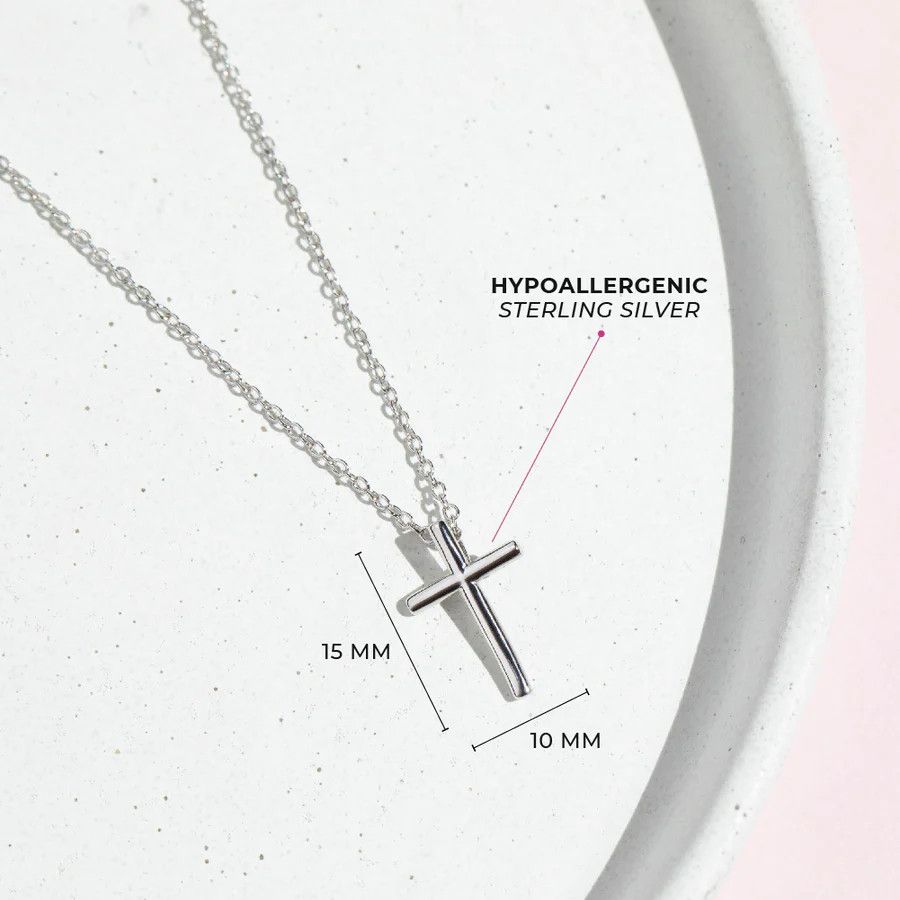 Other Small Cross Baby Pendant Necklace Size ONE SIZE - 2 Thumbnail