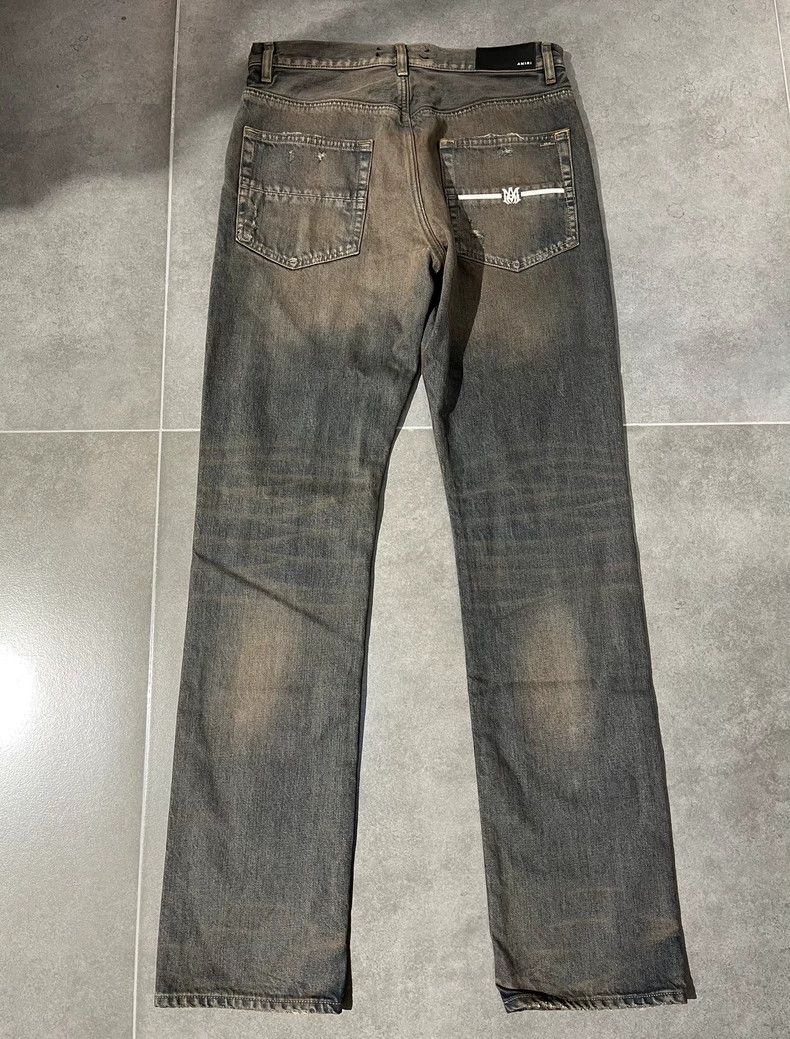 Amiri Amiri distressed cut-off denim jeans Size US 29 - 2 Thumbnail