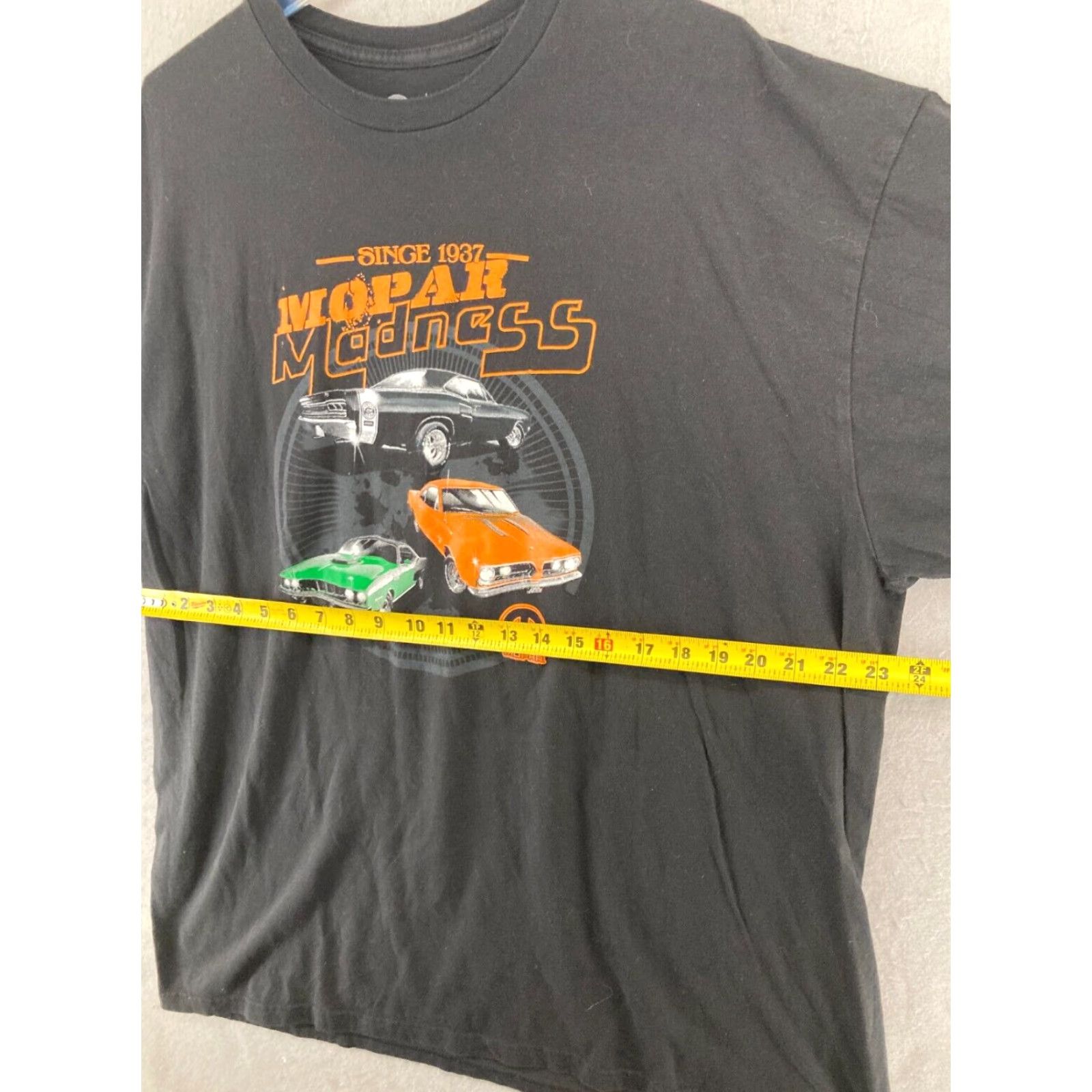 Vintage MOPAR Mens T-Shirt 2XL Black Cotton Jersey Short Sleeve Crew Neck Car Racing Size US XXL / EU 58 / 5 - 3 Thumbnail