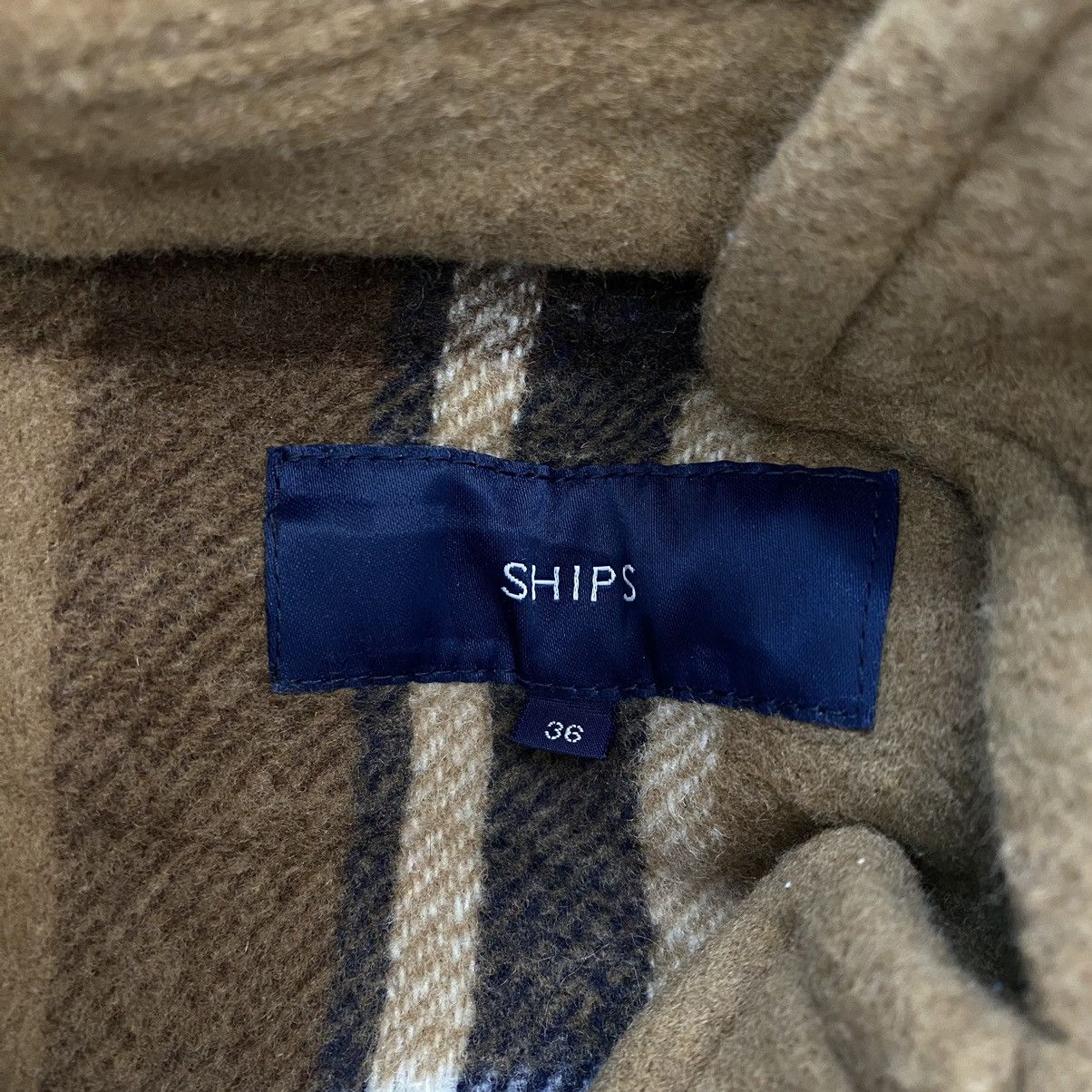 SHIPS SHIPS x PONTETORTO Italy Brown Hooded Wool Duffle Coat Size US M / EU 48-50 / 2 - 6 Thumbnail