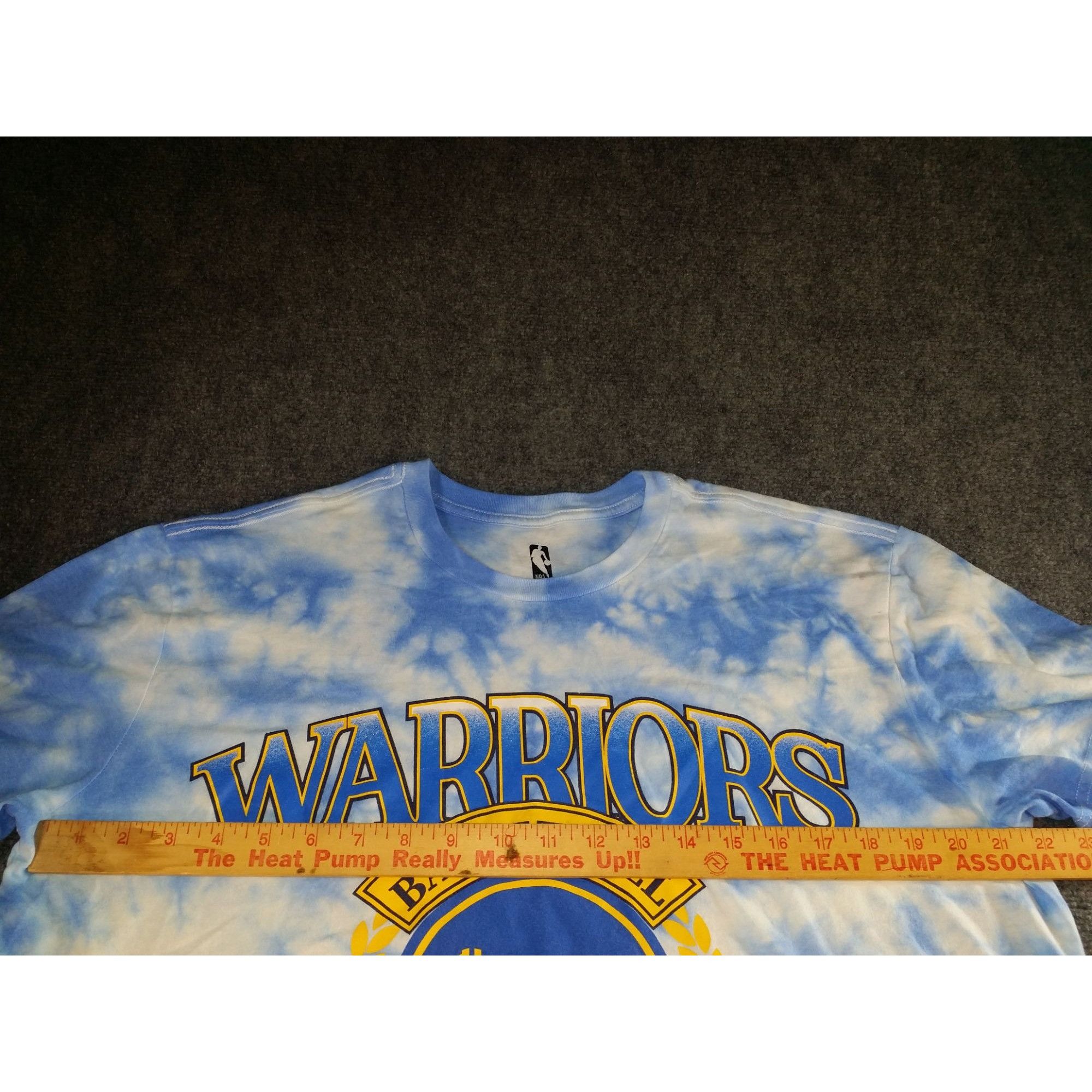 NBA Golden State Warriors Tshirt Men Sz XL Blue Tie Dye NBA Bask Size US XL / EU 56 / 4 - 5 Thumbnail