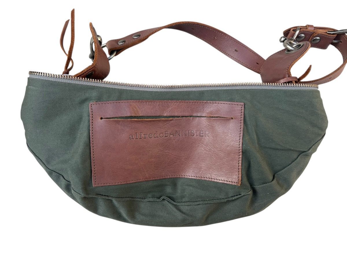 Alfredo Bannister × Leather Alfredo Bannister Patina Leather Multi Pocket Banana Bag Size ONE SIZE - 22 Thumbnail