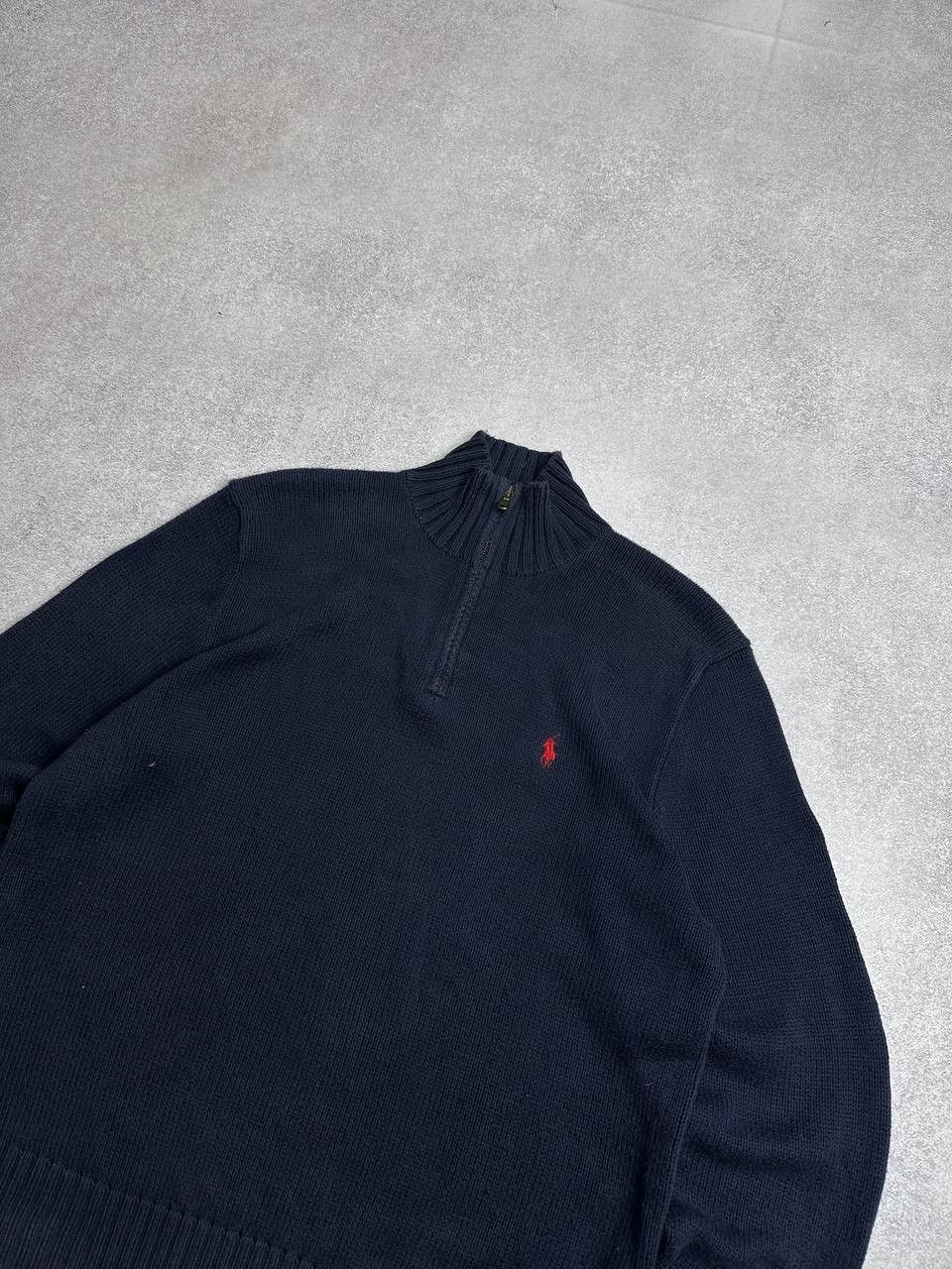 Polo Ralph Lauren Vintage Polo Ralph Lauren RLL Quarter Zip Sweater Rare L Size US L / EU 52-54 / 3 - 7 Thumbnail