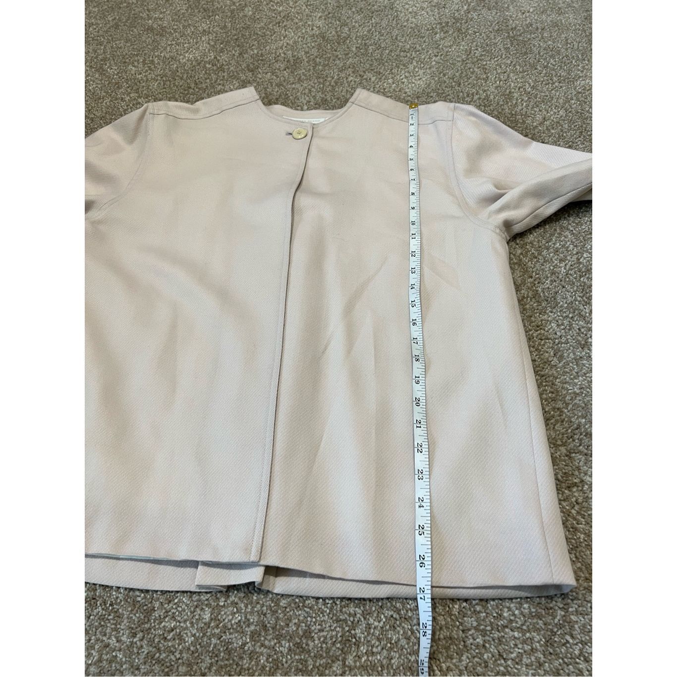 Geoffrey Beene Geoffrey Beene NWT light pink wool cardigan coat oversized s Size M / US 6-8 / IT 42-44 - 8 Thumbnail