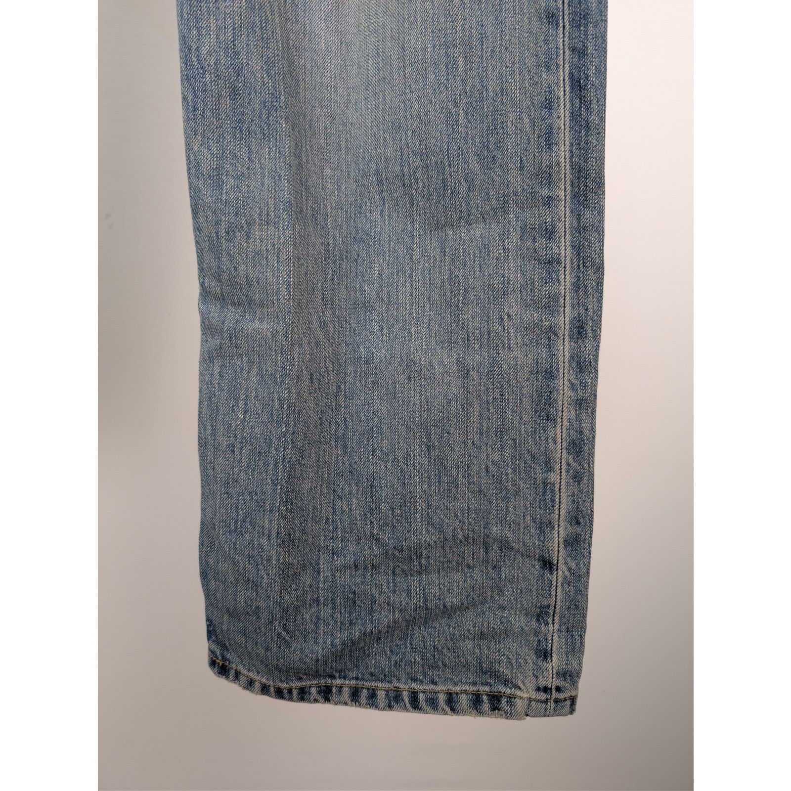 Balenciaga o1rshd1 Organic Selvedge Denim Integrated Belt Pants Size US 30 / EU 46 - 8 Thumbnail
