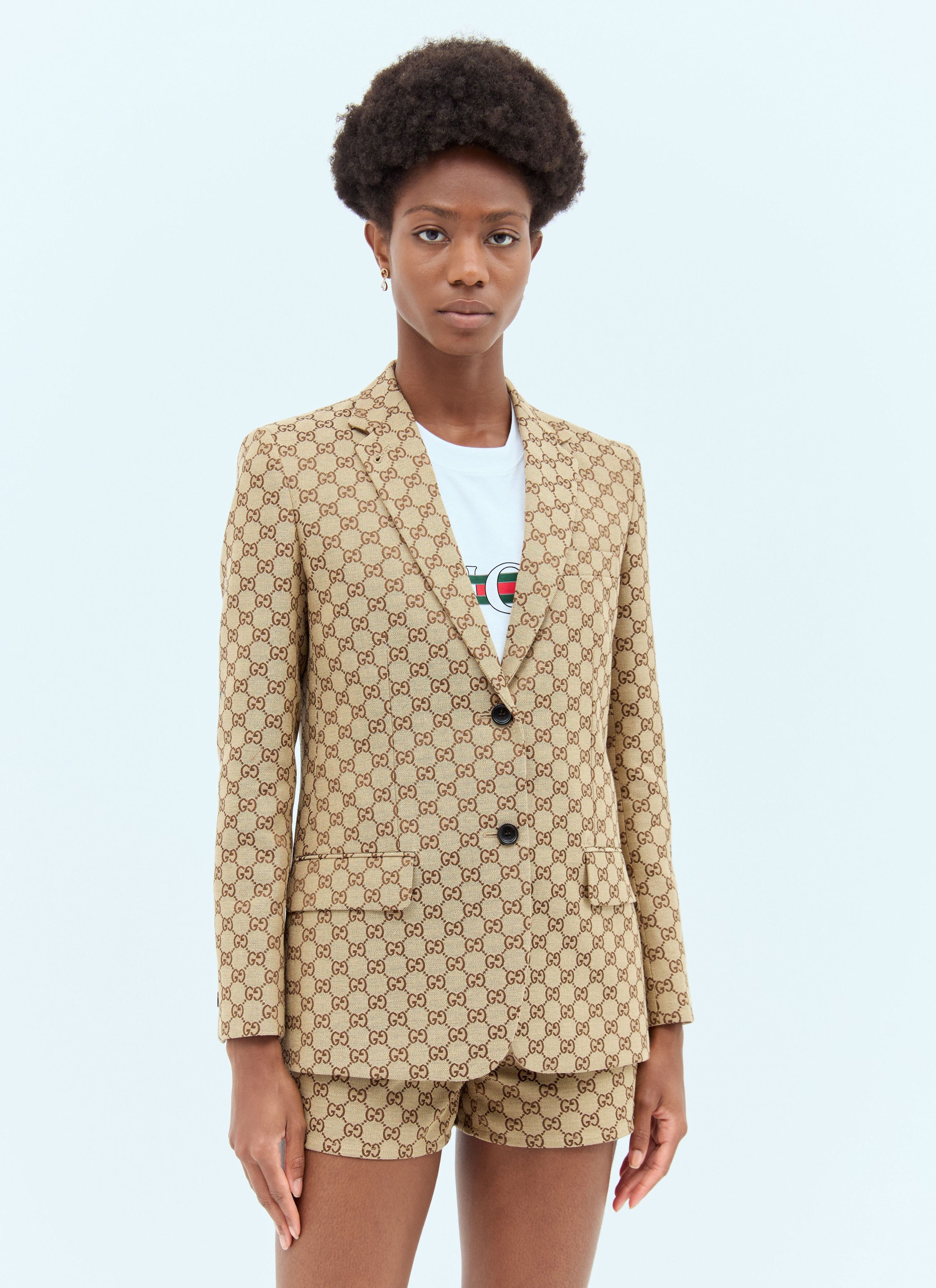 Gucci GG Canvas Blazer Size XS / US 0-2 / IT 36-38 - 1 Thumbnail