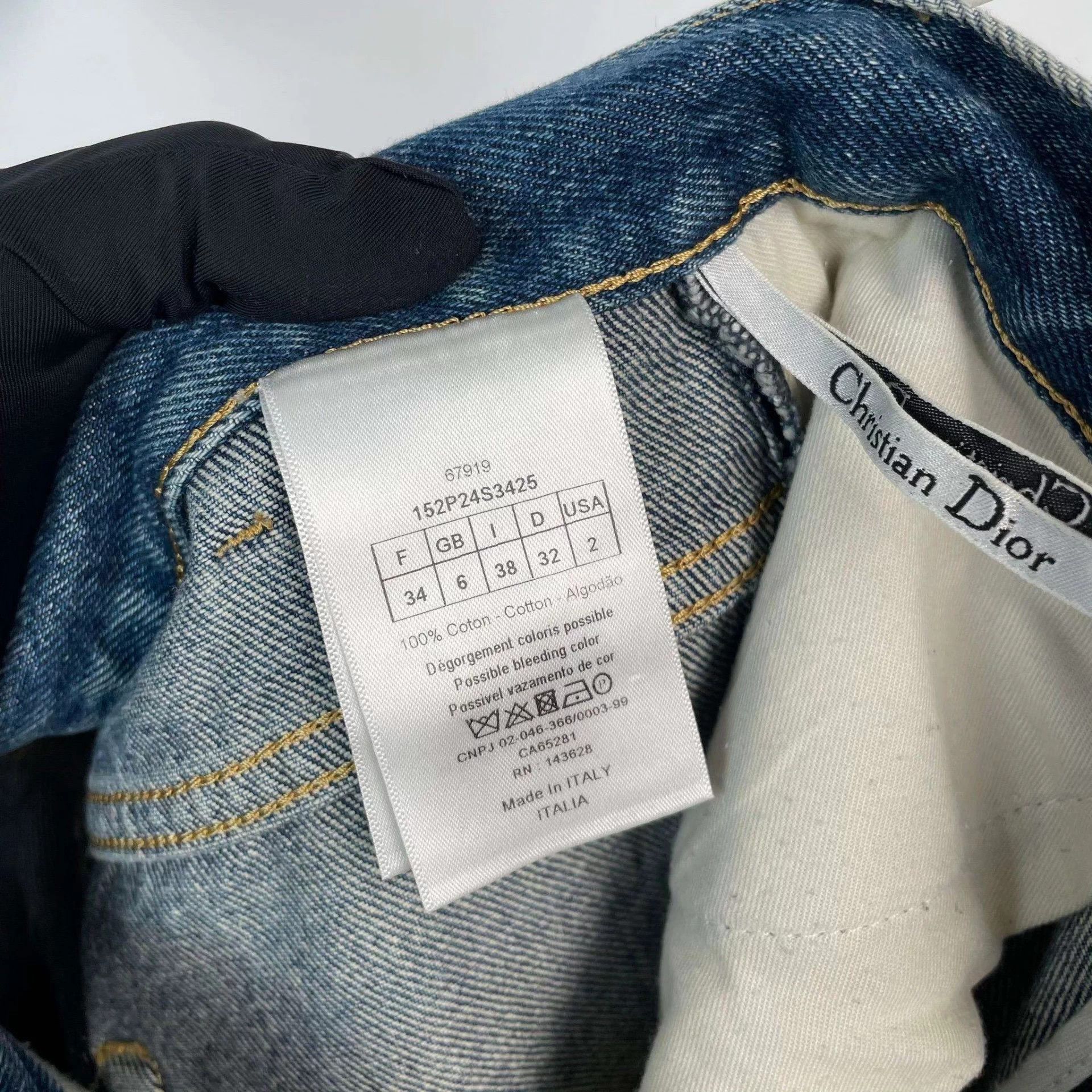 Dior Dior Jeans 34 Blue Size 25" / US 0 / IT 36 - 6 Thumbnail
