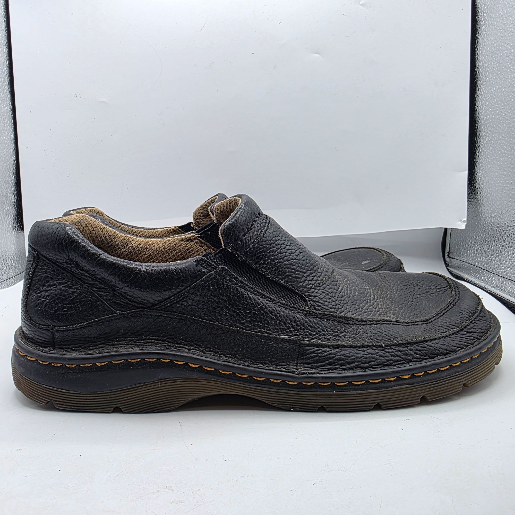 Dr. Martens Dr. Martens Orson Mens Size 12 Black Leather Slip On Shoes C Size US 12 / EU 45 - 12 Thumbnail