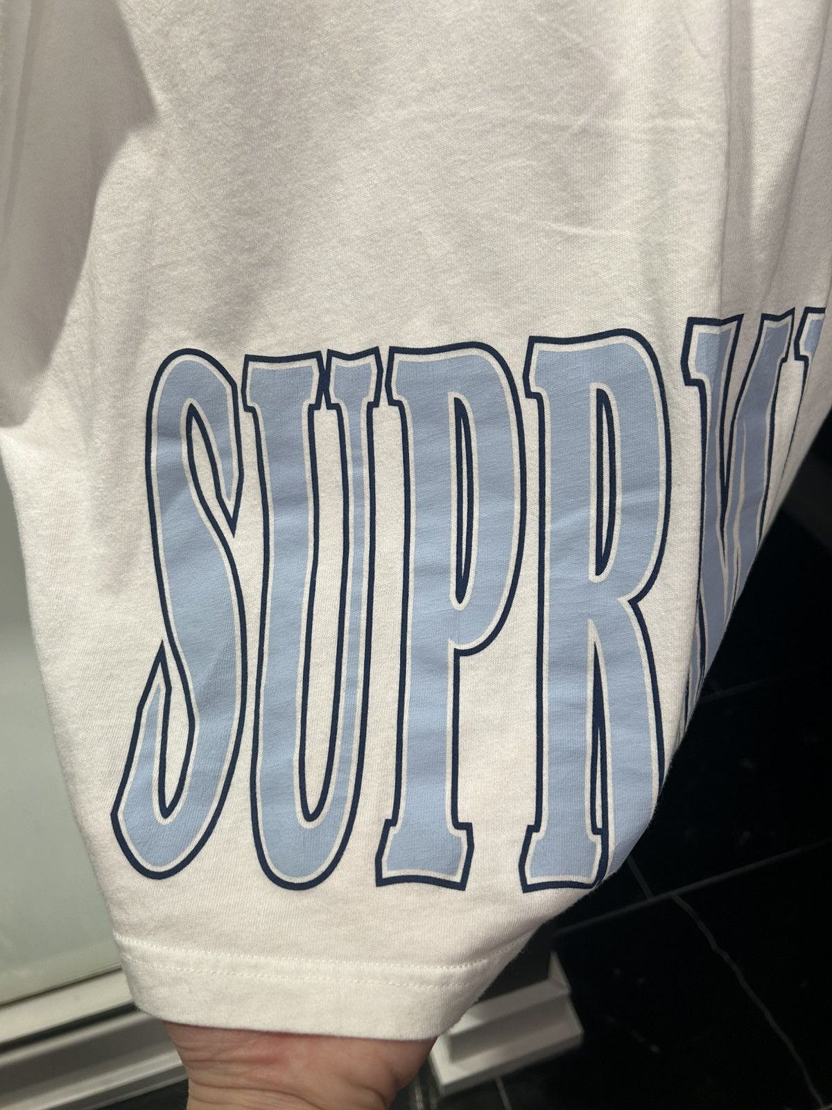 Supreme supreme cracked stretched S/S top Size US M / EU 48-50 / 2 - 12 Thumbnail