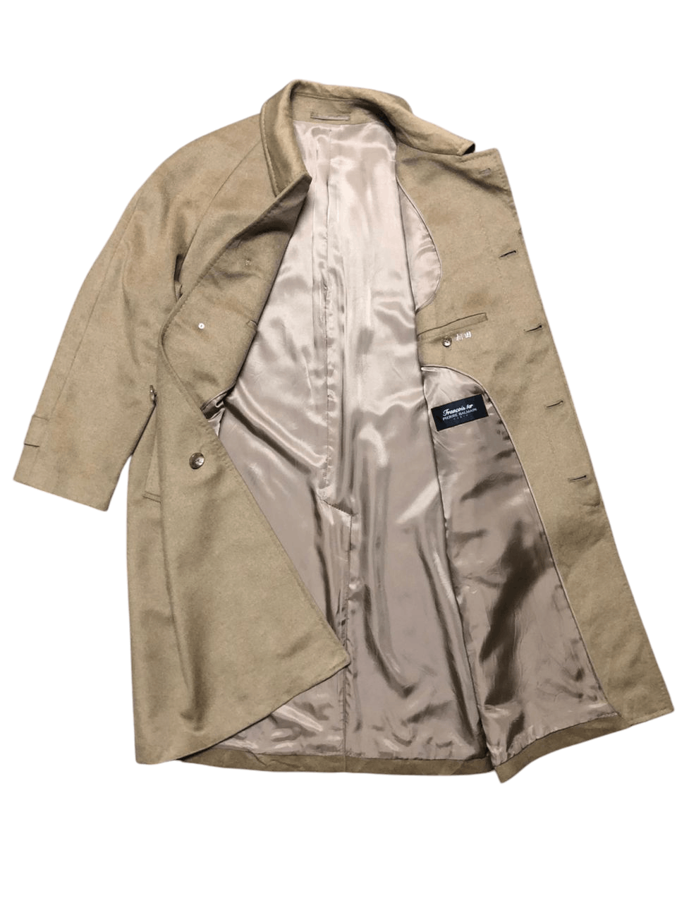 Pierre Balmain Pierre Balmain Cashmere Trenchcoat Size US S / EU 44-46 / 1 - 1 Thumbnail