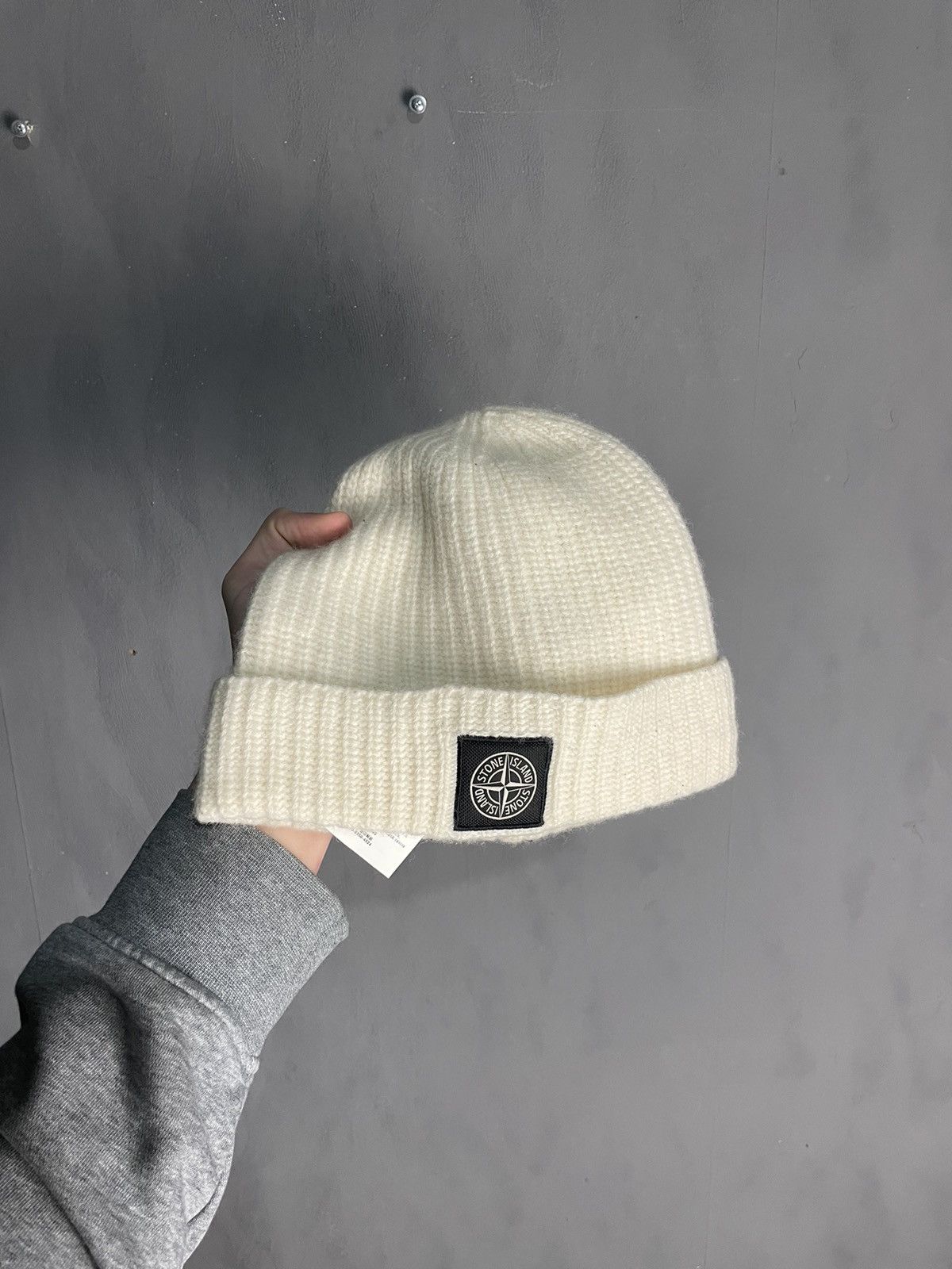 Stone Island Stone Island Patch Program Wool Beanie Hat Size ONE SIZE - 1 Thumbnail