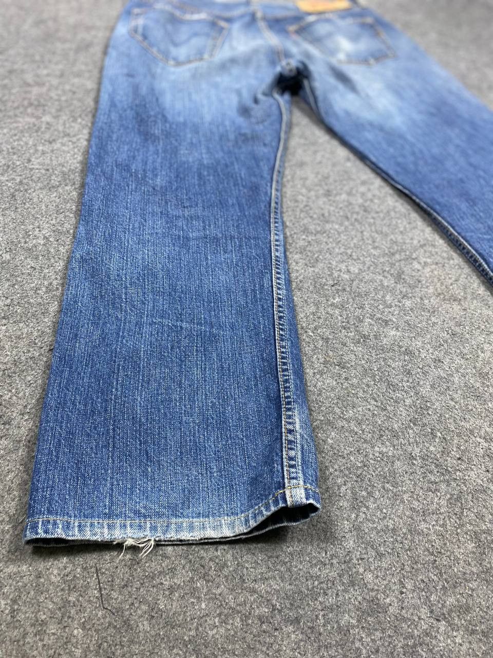 Levi's vintage levis 501 distressed denim very nice design Size US 35 - 8 Thumbnail