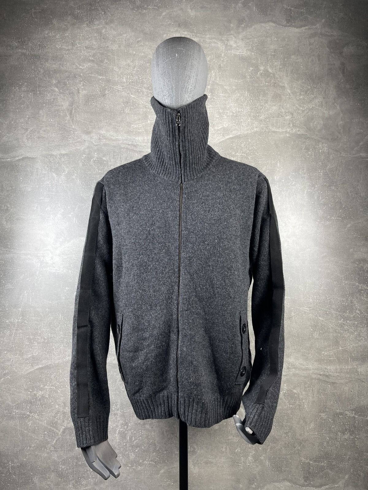 Dolce & Gabbana Dolce&Gabbana Archive Knitted Avant Garde High Neck Sweater Size US XL / EU 56 / 4 - 3 Thumbnail