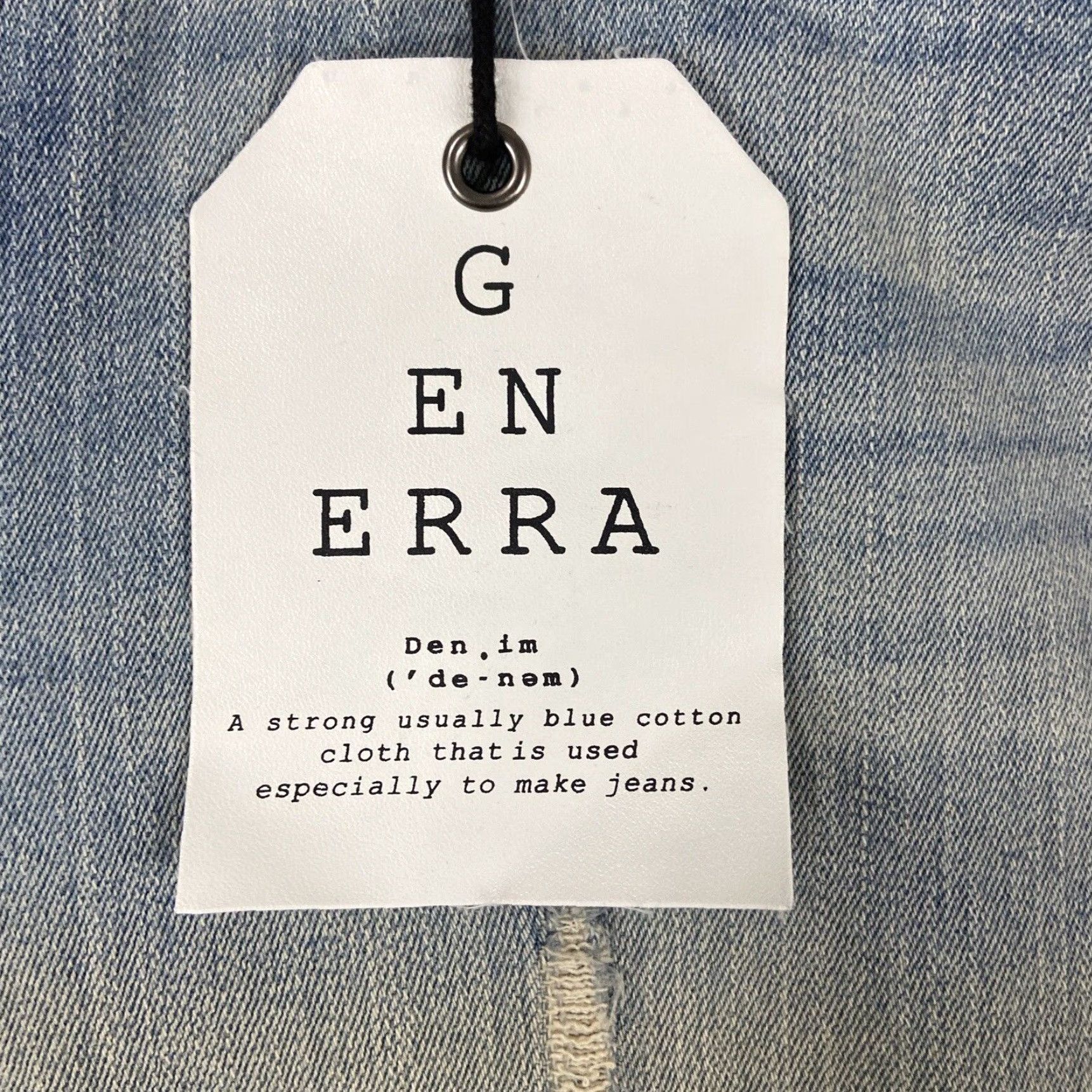 Vintage NEW Generra Distressed Skinny Jeans Blue Women’s 13 Size 34" / US 12 / IT 48 - 7 Thumbnail