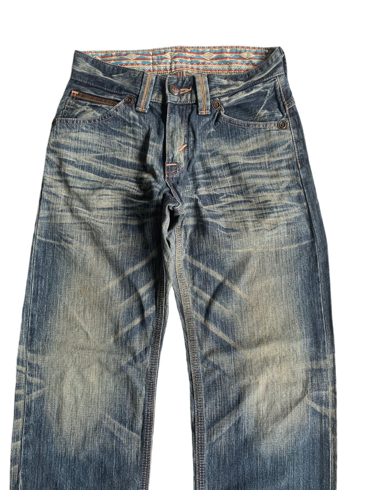 Edwin EDWIN XV MUDMAX HIPPIES STYLE FADED & RUSTY DISTRESSED DENIM Size US 28 / EU 44 - 5 Thumbnail