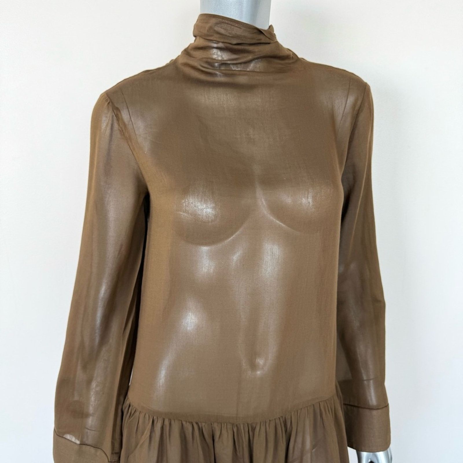 Other NWT!!! Alysi women cotton dress size 2 US Authentic 516$ Size XS / US 0-2 / IT 36-38 - 2 Thumbnail