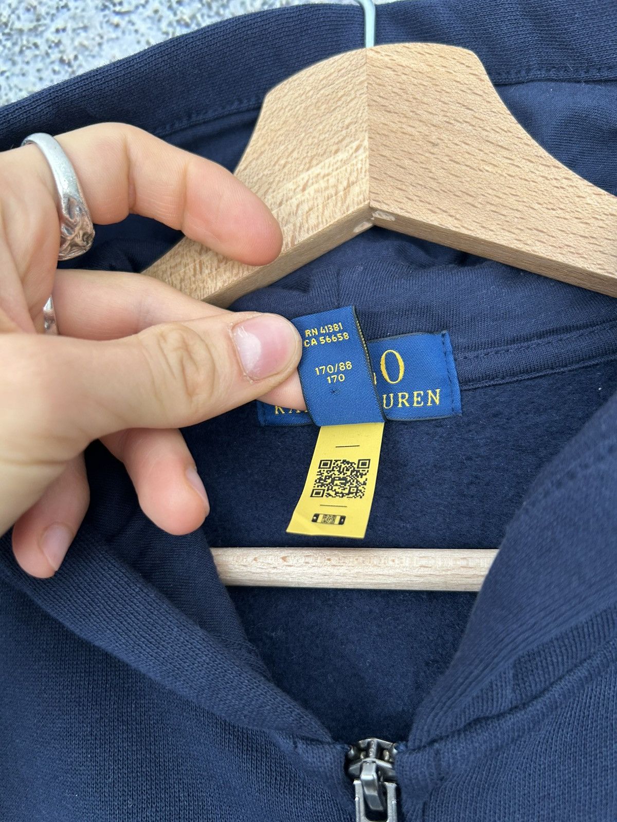 Polo Ralph Lauren Polo Ralph Lauren Vintage Zip Hoodie Basic Logo Hype Skate Size US S / EU 44-46 / 1 - 6 Thumbnail