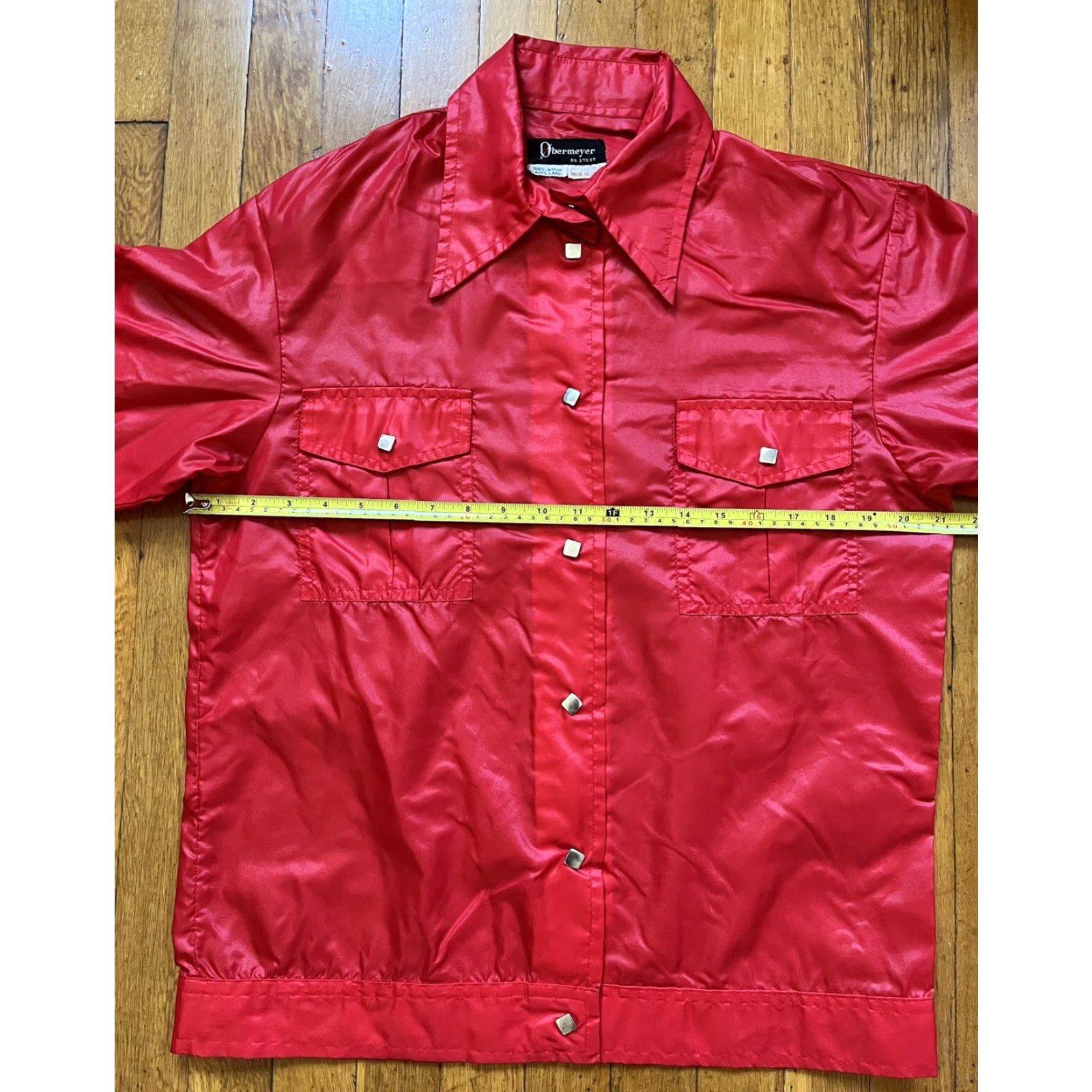 Obermeyer VINTAGE Obermeyer Rain Jacket Women's Large Red 90s Size L / US 10 / IT 46 - 7 Thumbnail