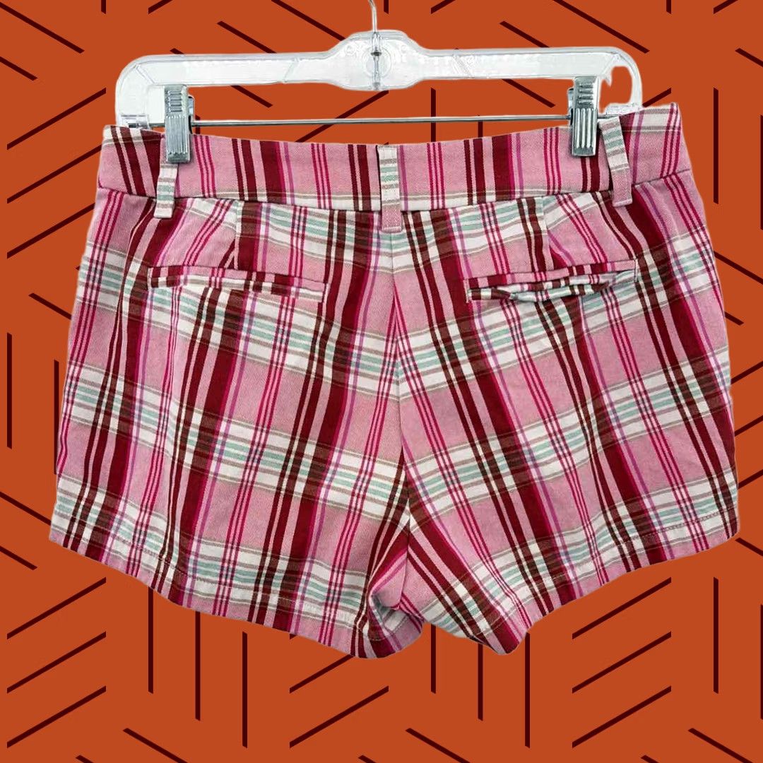Pinko J Crew Printed Shorts Pink Size 6 Regular Pre-Owned Size 28" / US 6 / IT 42 - 1 Thumbnail